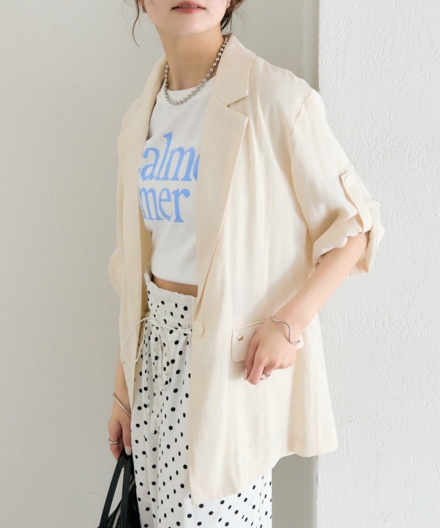 mystic(ミスティック) シアー半袖ジャケット