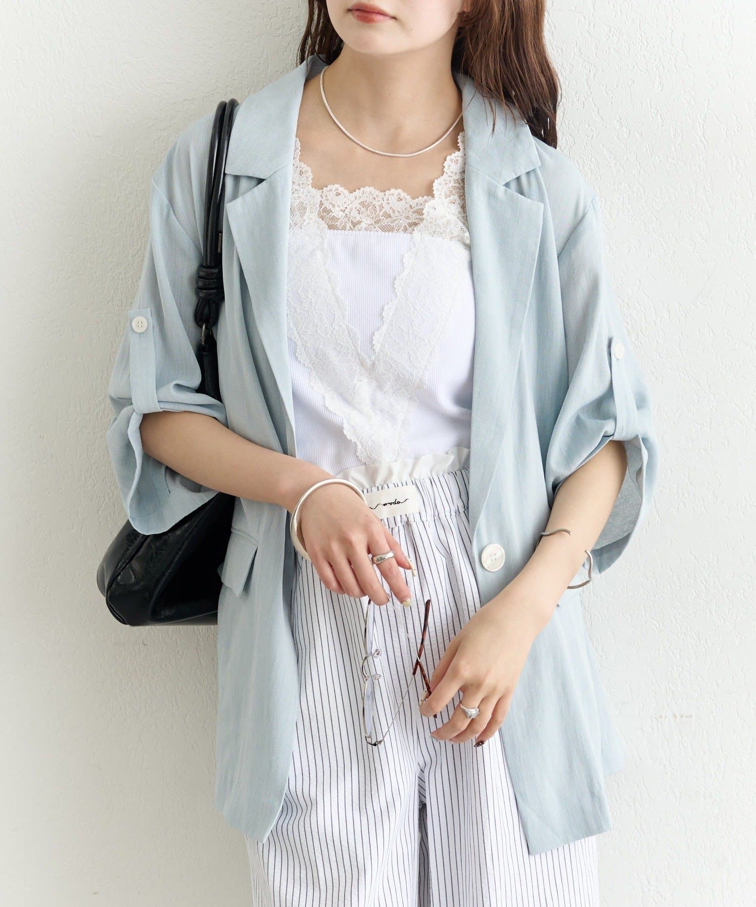 mystic(ミスティック) シアー半袖ジャケット