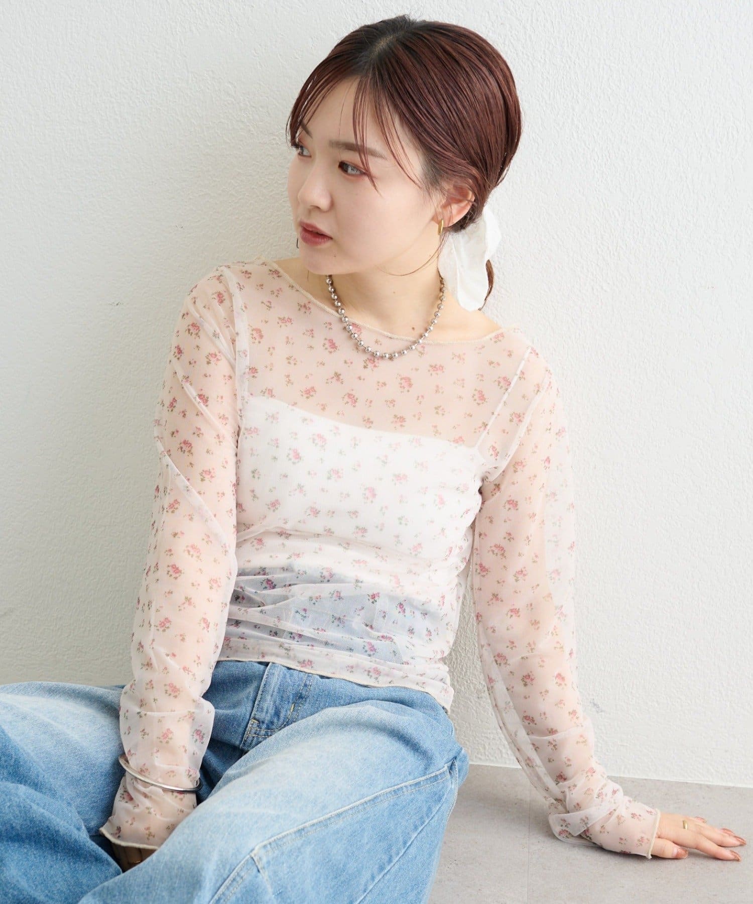 mystic(ミスティック) プリントシアーロンT