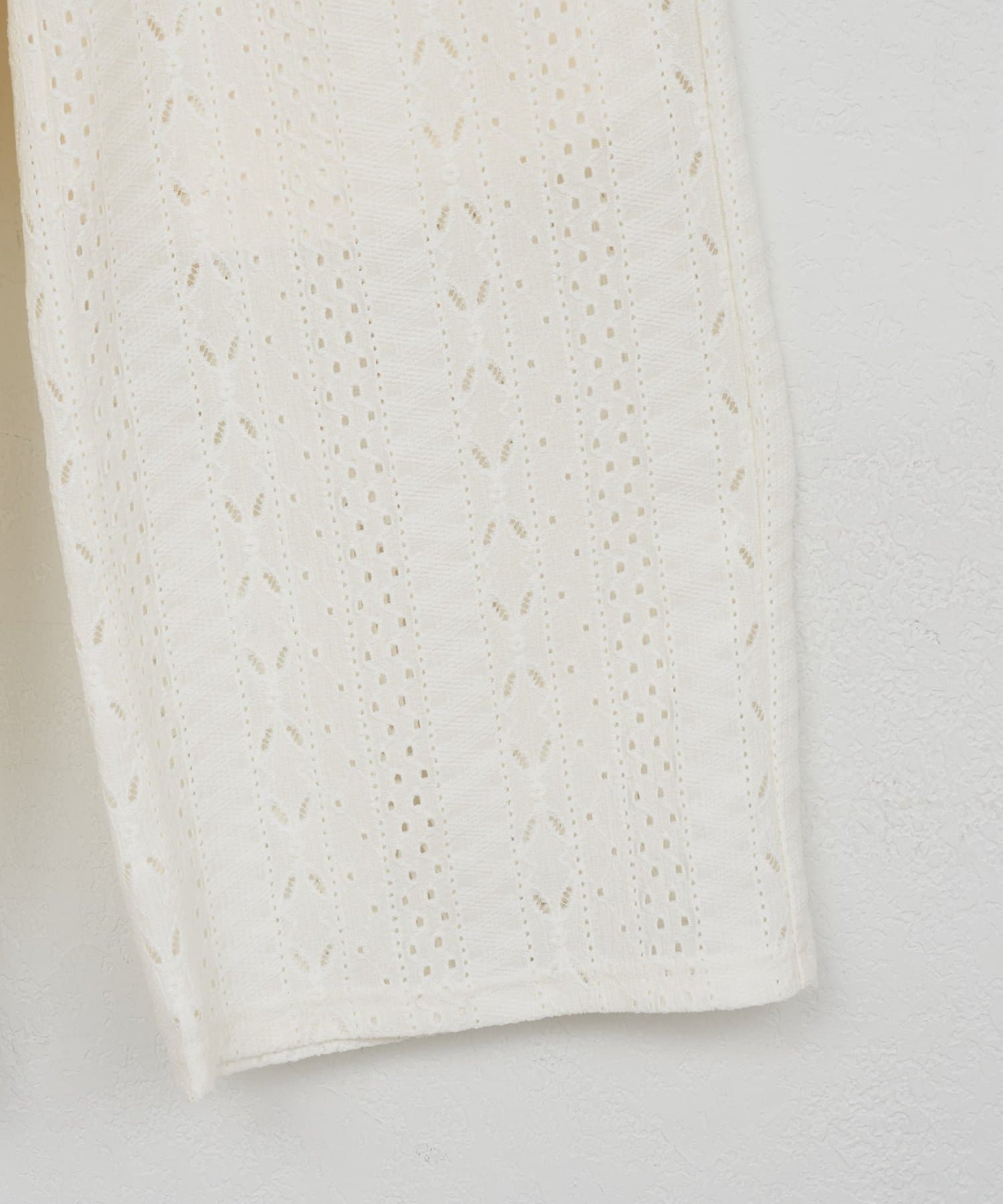 DISCOAT(ディスコート) カットレースイージーパンツ