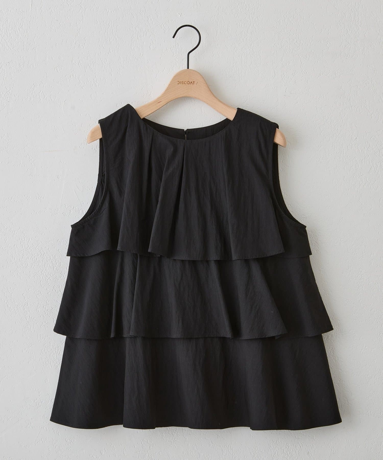 DISCOAT(ディスコート) 【Noka】ティアードノースリブラウス