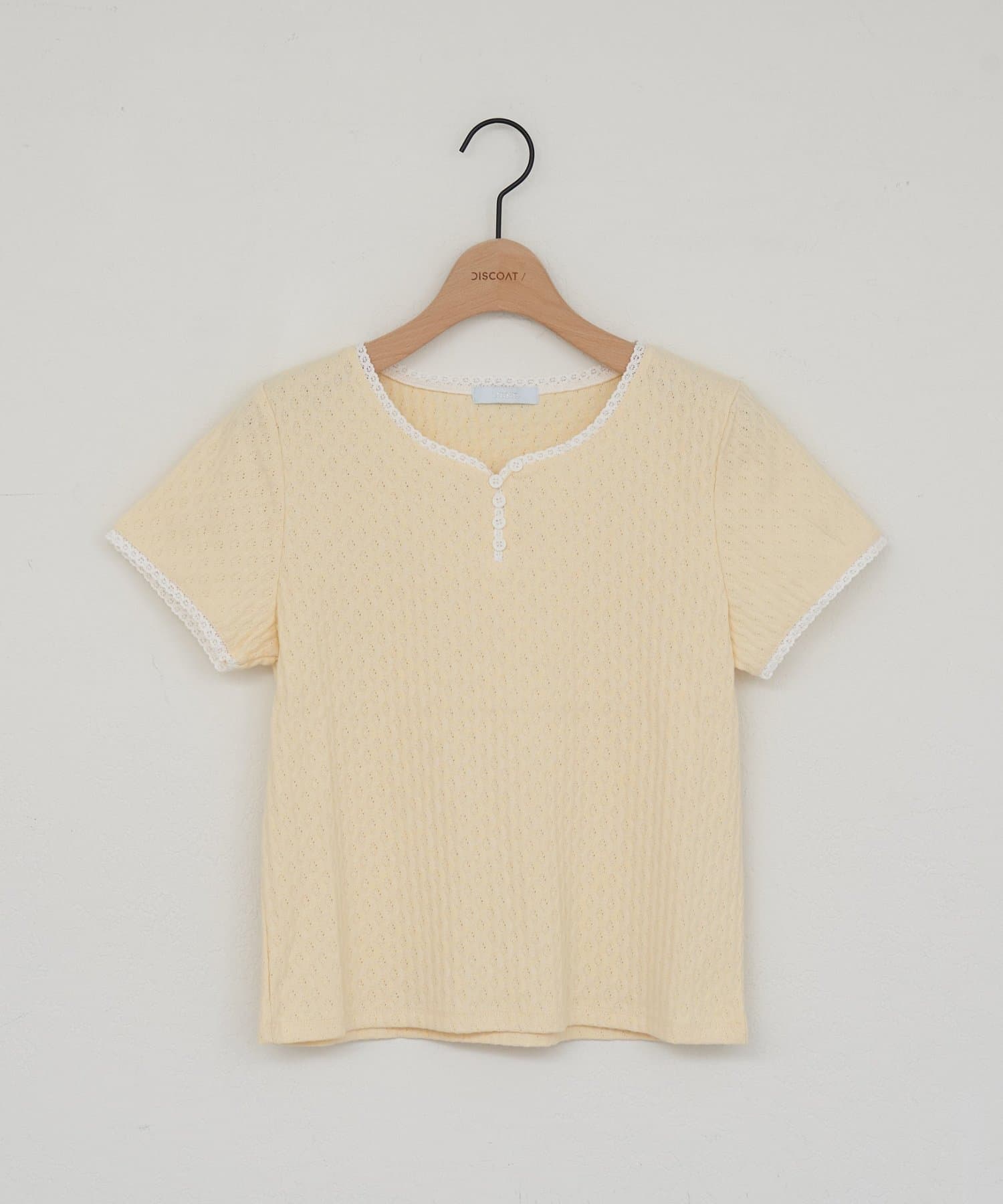 DISCOAT(ディスコート) 【umm.】ピコレースヘンリープルオーバー