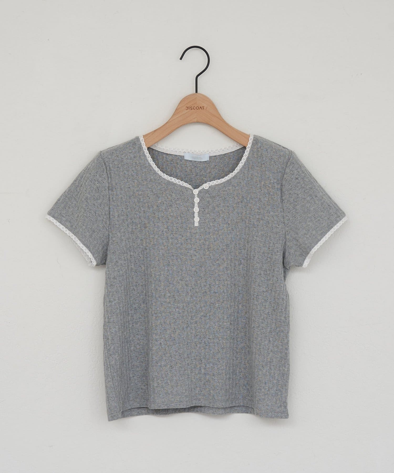 DISCOAT(ディスコート) 【umm.】ピコレースヘンリープルオーバー