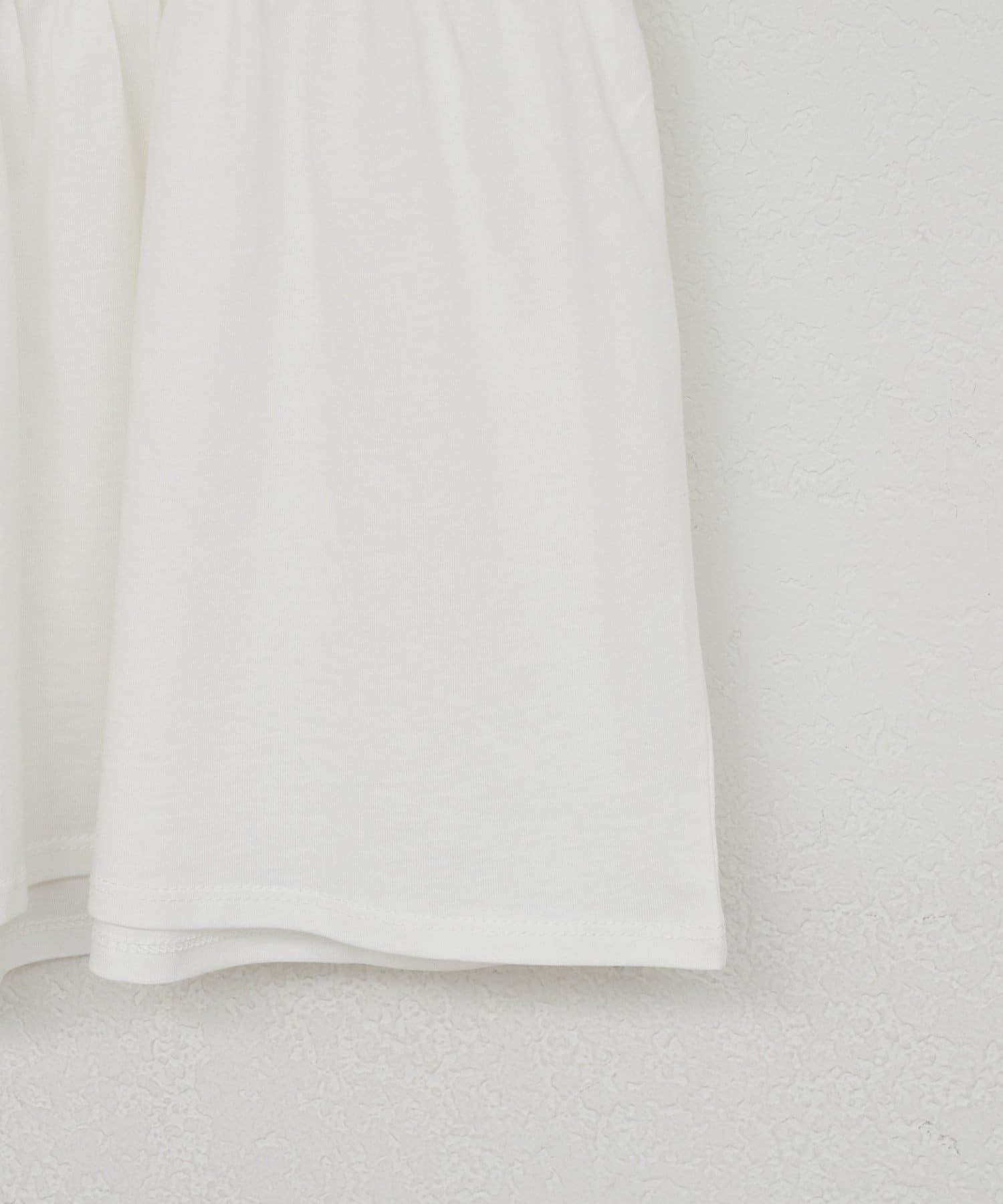 DISCOAT(ディスコート) 【WEB限定】切替フリルTシャツ