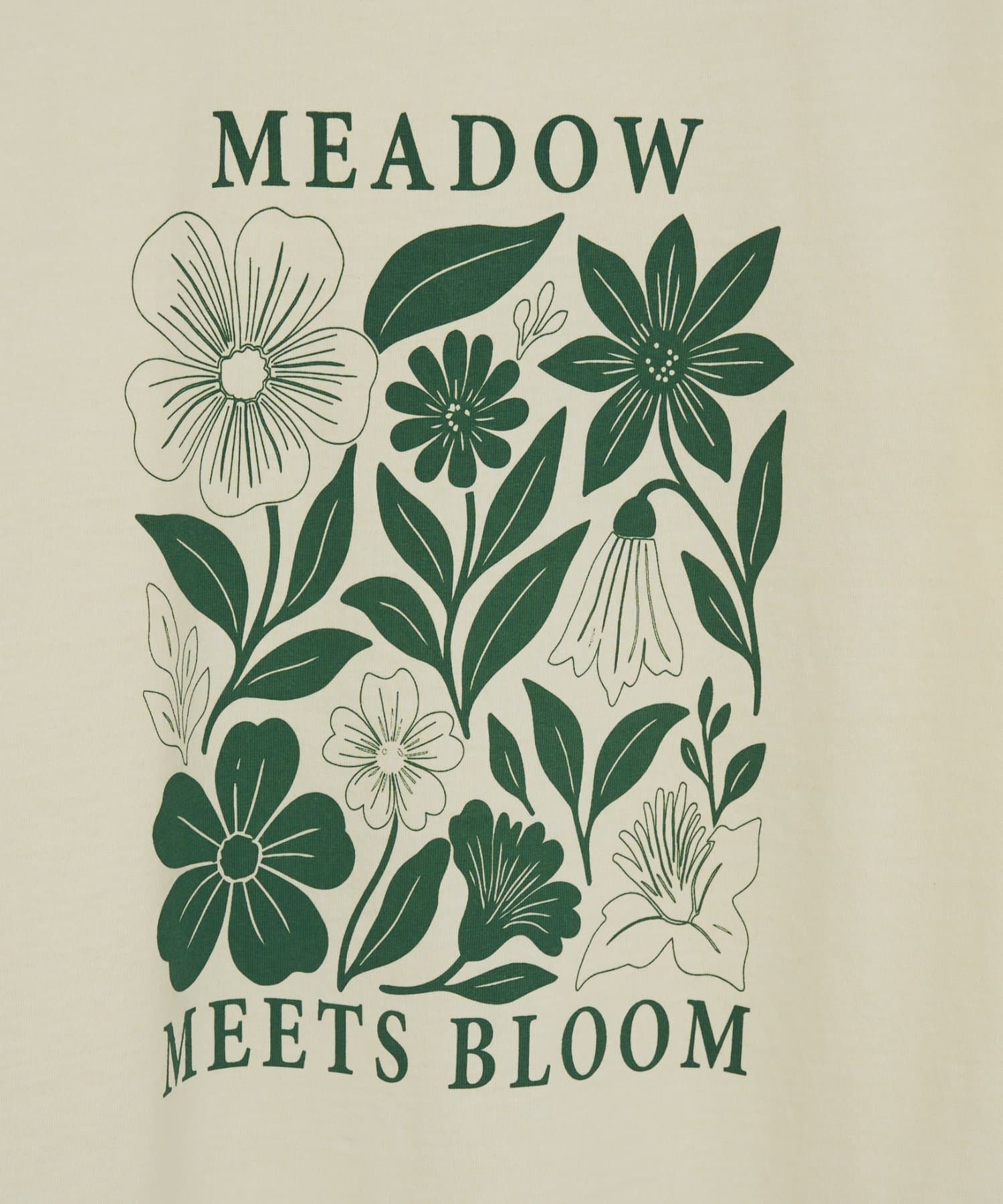 DISCOAT(ディスコート) 【WEB限定】フラワーピグメントTシャツ