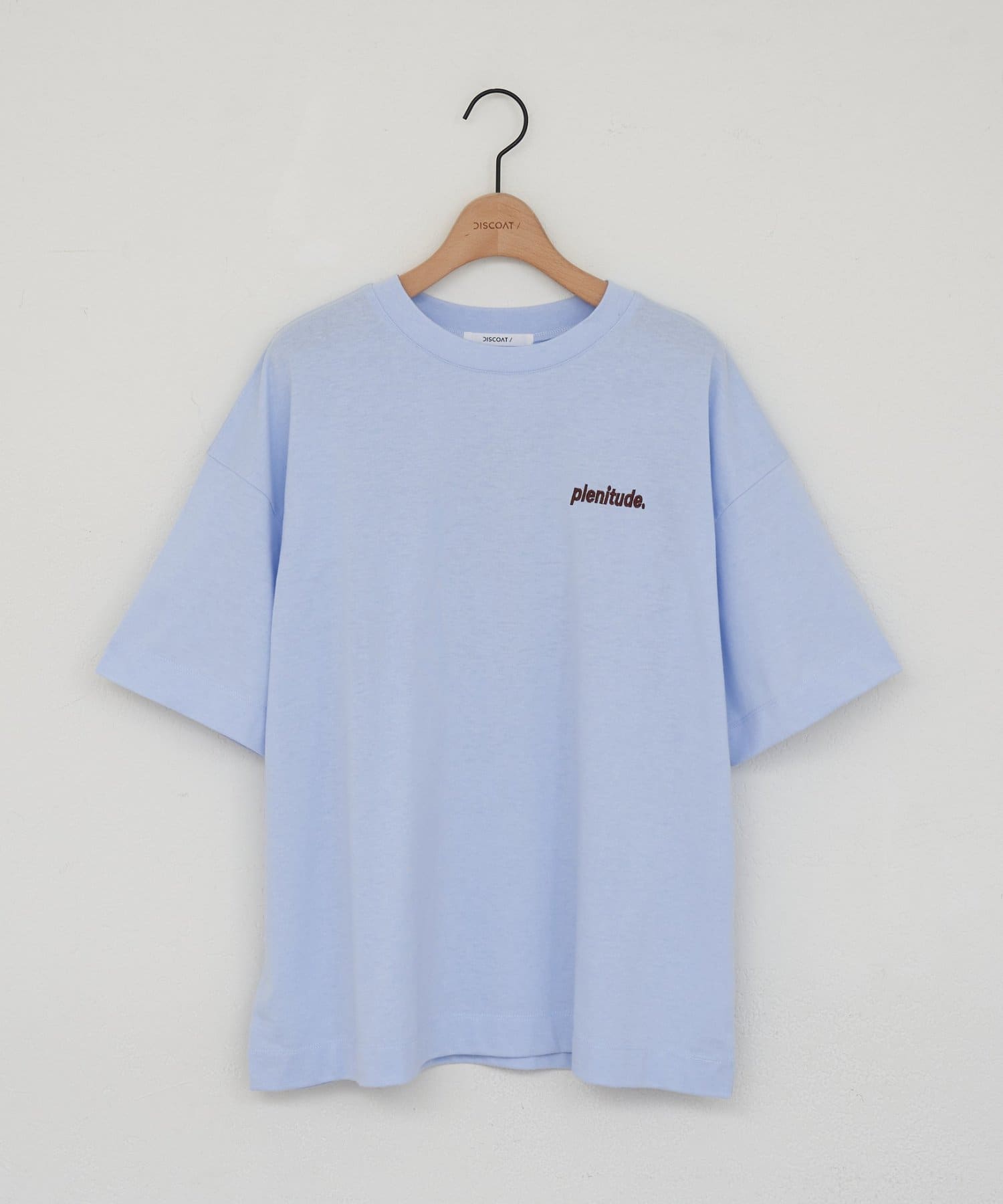 DISCOAT(ディスコート) 【WEB限定】箔ラバー重ねロゴ半袖Tシャツ