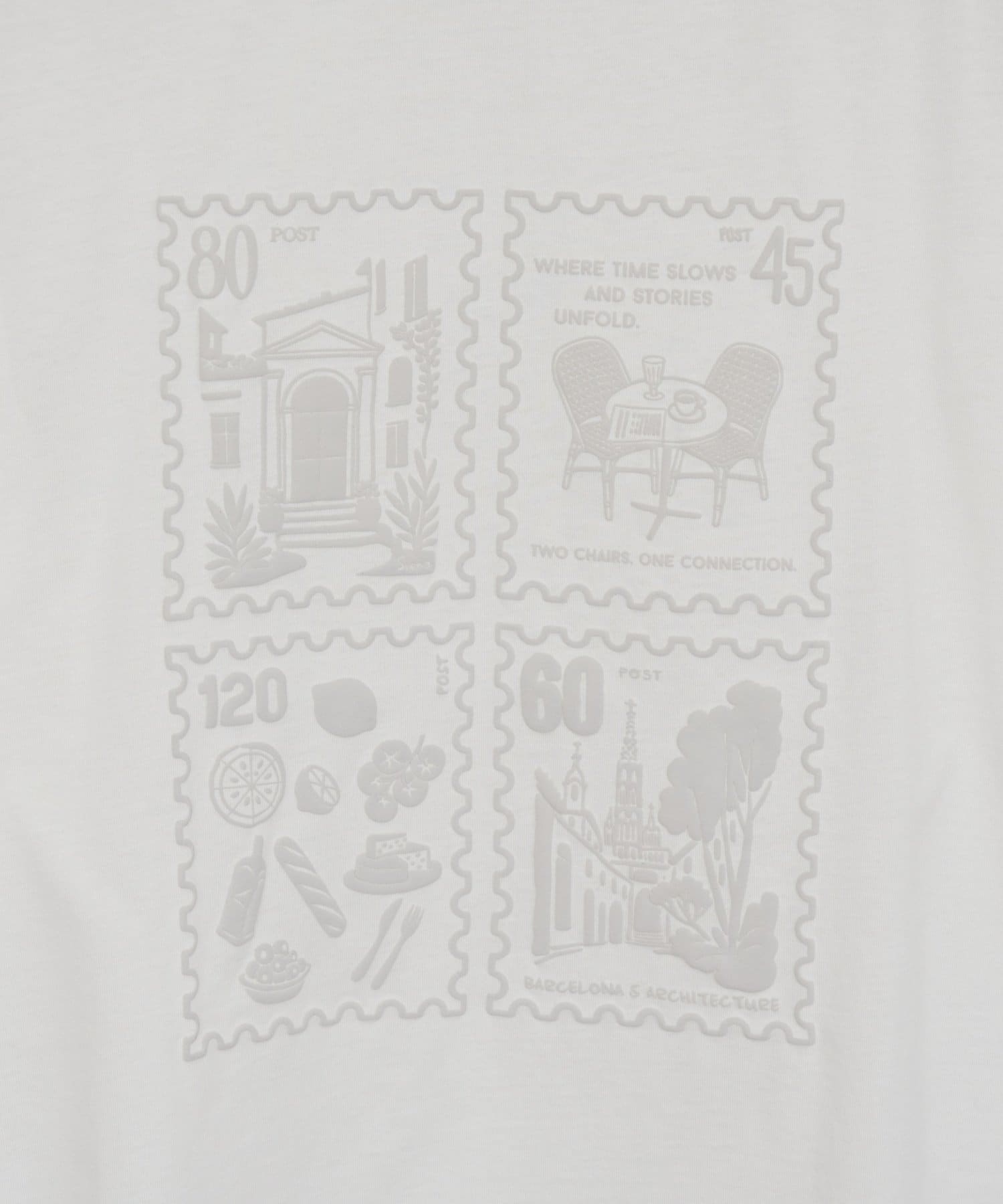 DISCOAT(ディスコート) 【WEB限定】art stampプリントTシャツ