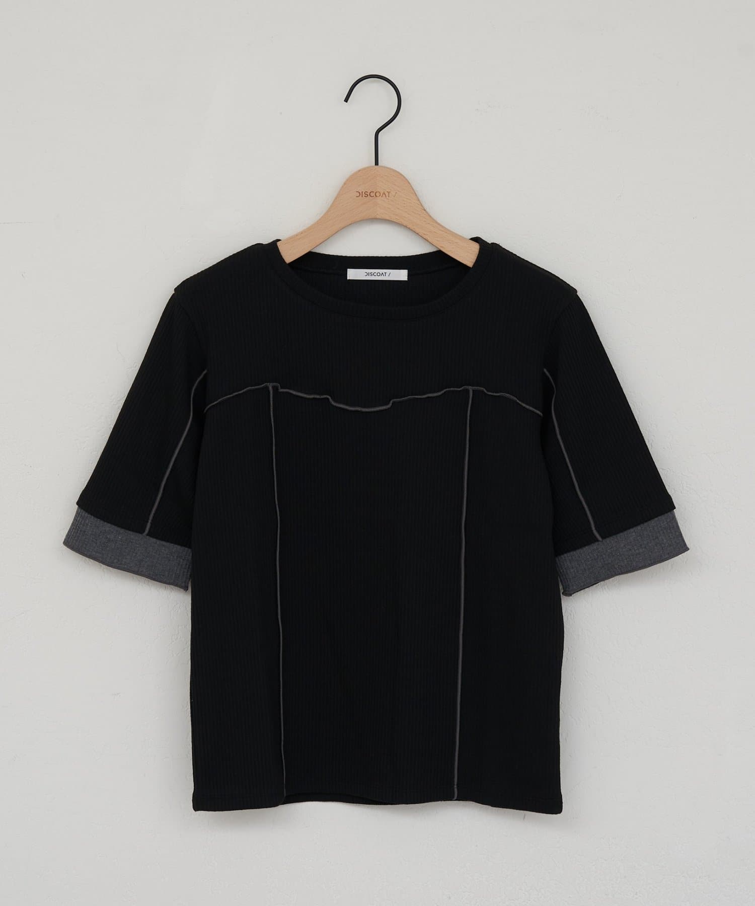 DISCOAT(ディスコート) 【WEB限定】ビスチェメロー半袖Tシャツ