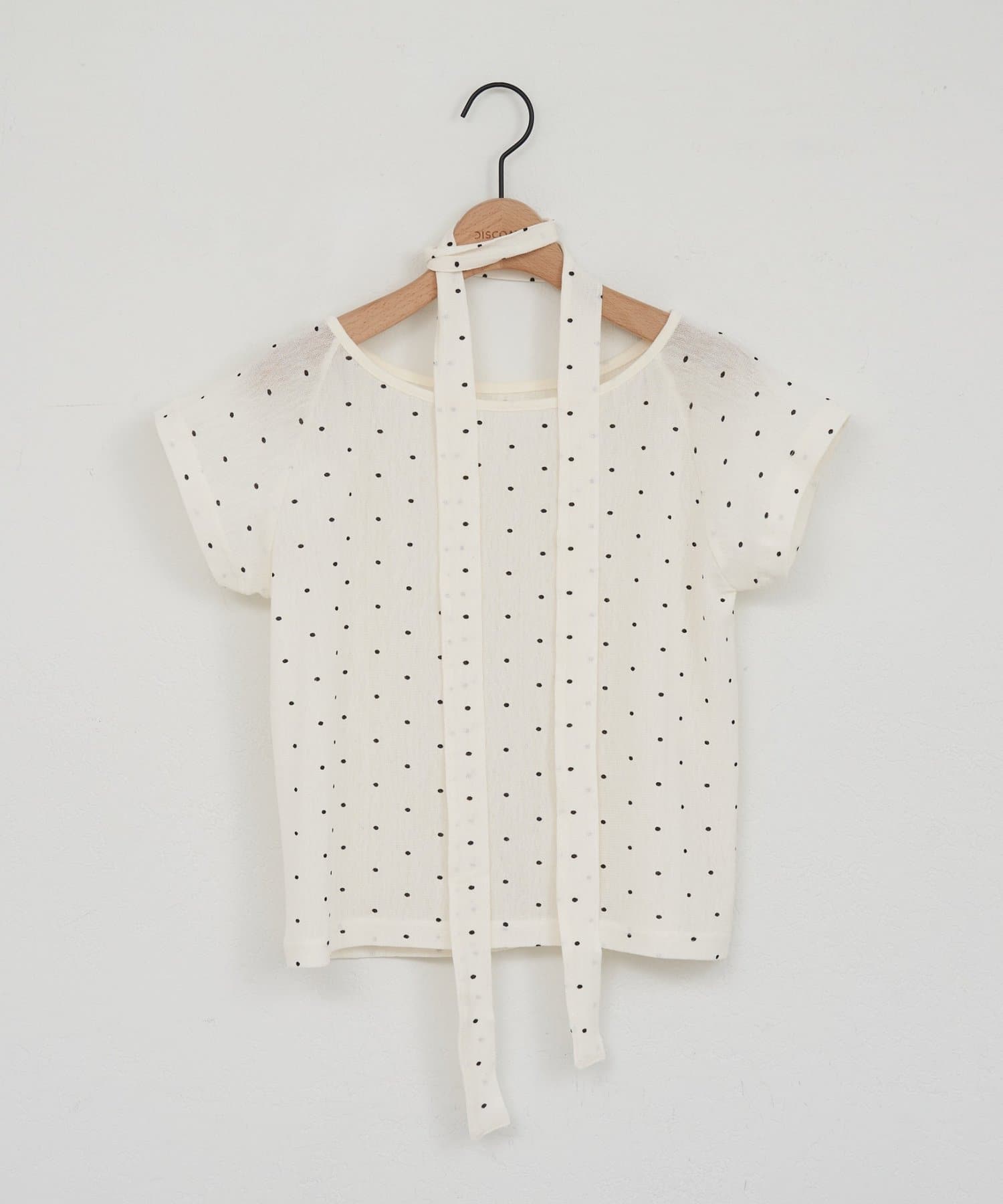 DISCOAT(ディスコート) 【umm.】チョーカー付きドットラグランPO