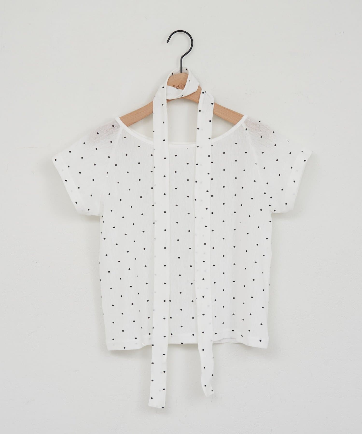 DISCOAT(ディスコート) 【umm.】チョーカー付きドットラグランPO