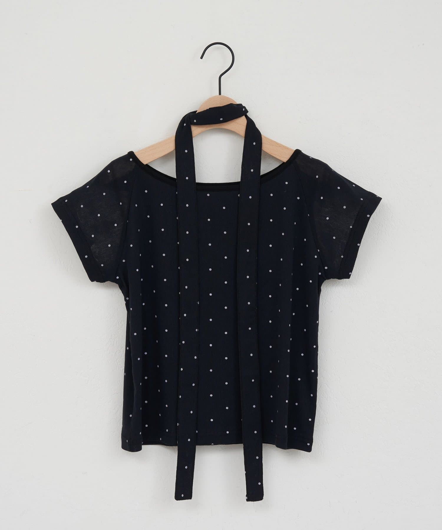 DISCOAT(ディスコート) 【umm.】チョーカー付きドットラグランPO