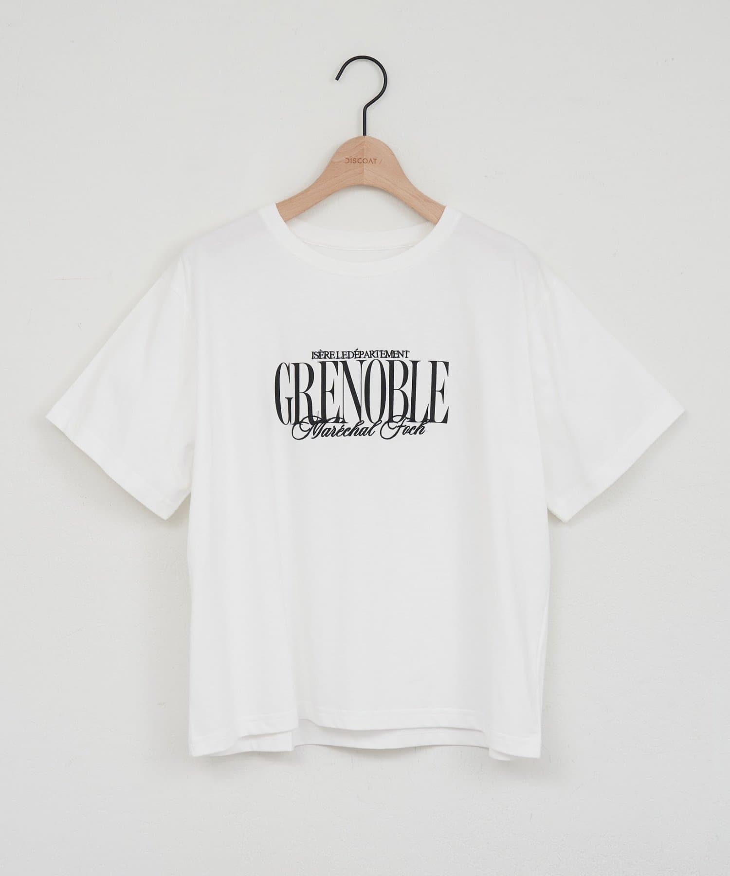DISCOAT(ディスコート) GRENOBLEロゴTシャツ