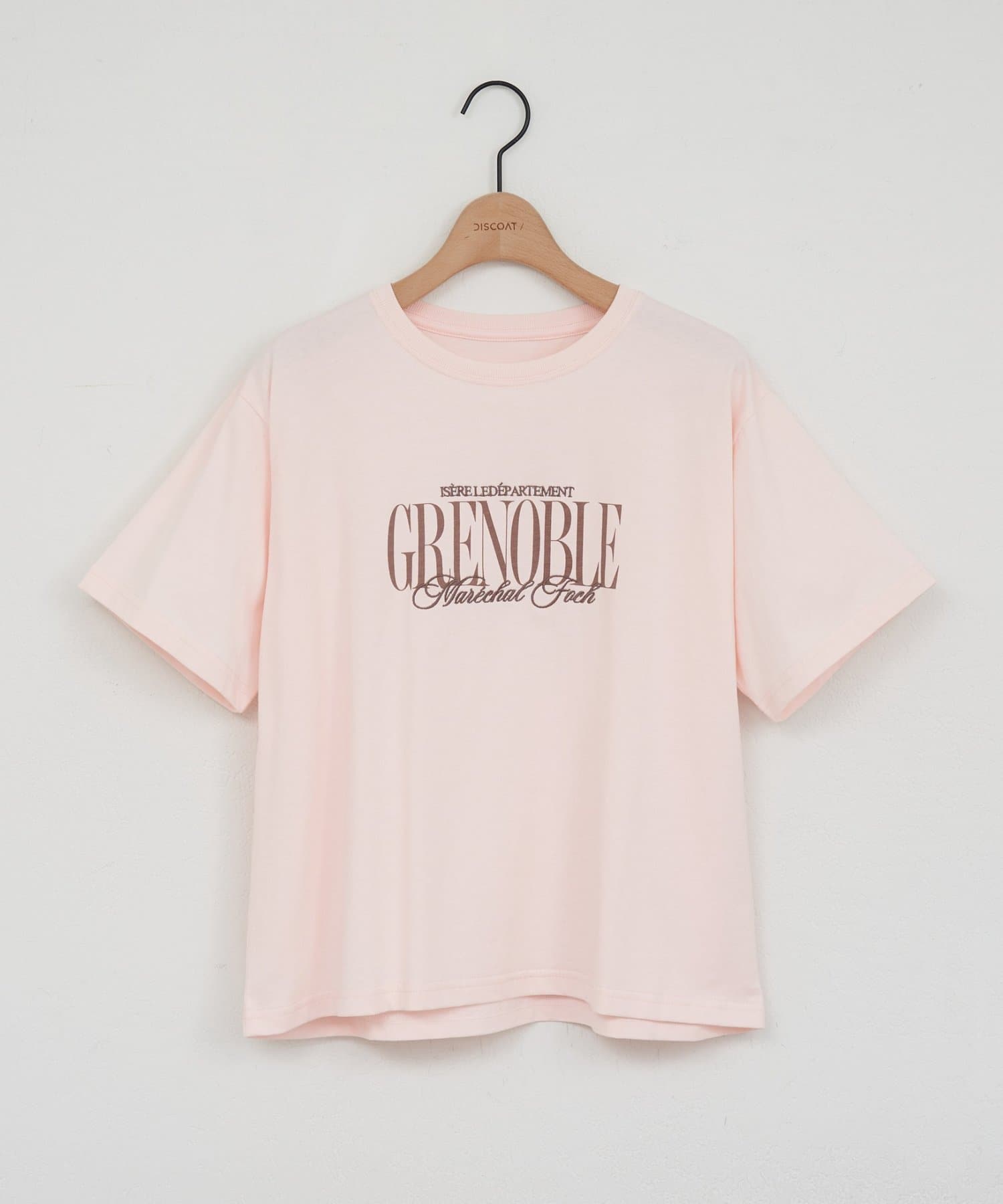 DISCOAT(ディスコート) GRENOBLEロゴTシャツ
