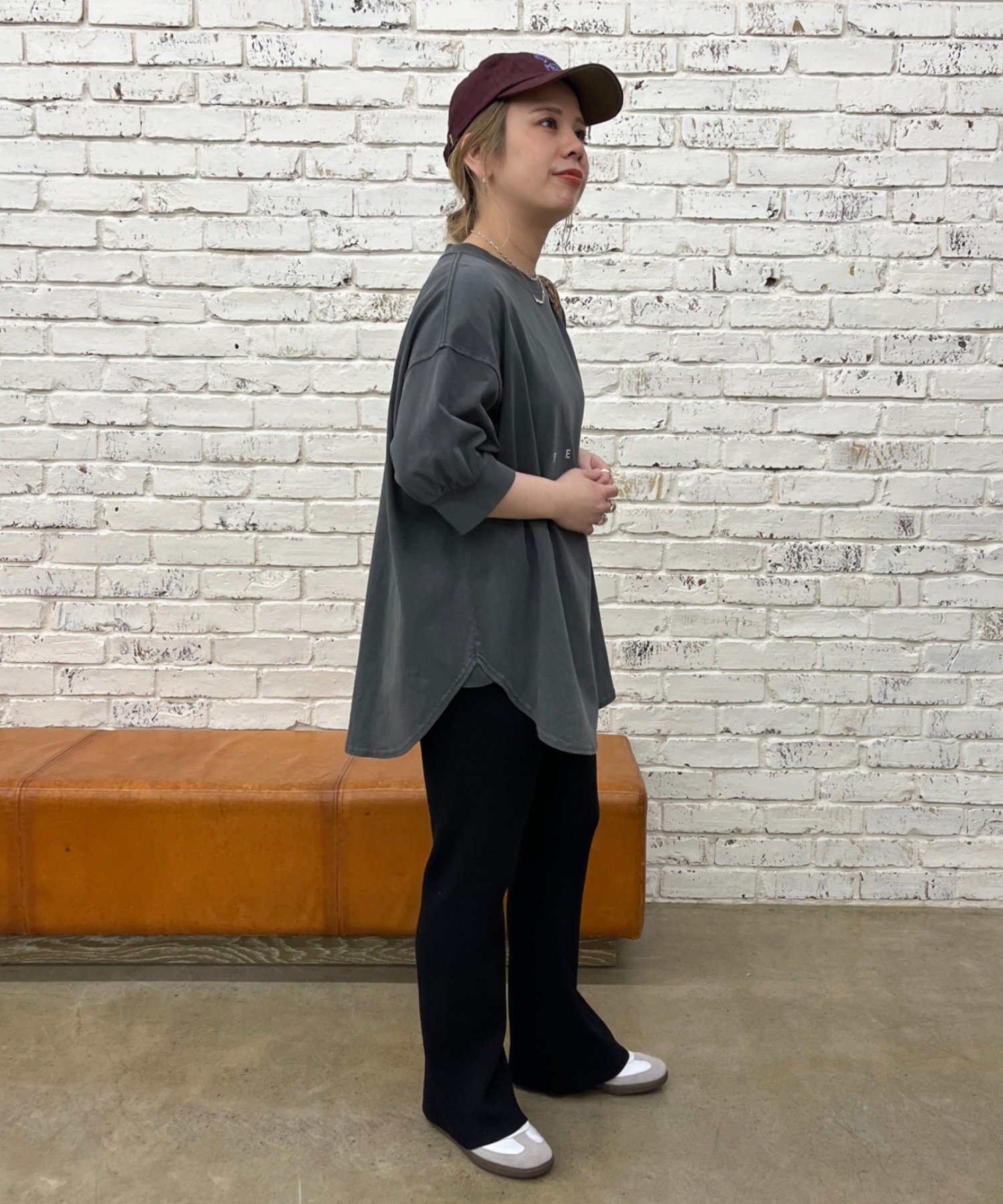 PUAL CE CIN(ピュアルセシン) 【＠yns628企画】リブニット微フレアパンツ