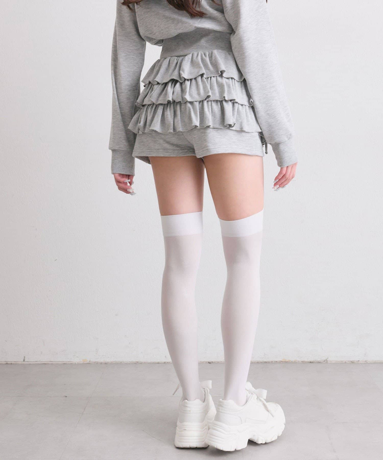 OLIVE des OLIVE(オリーブ デ オリーブ) フリルティアードショートパンツ