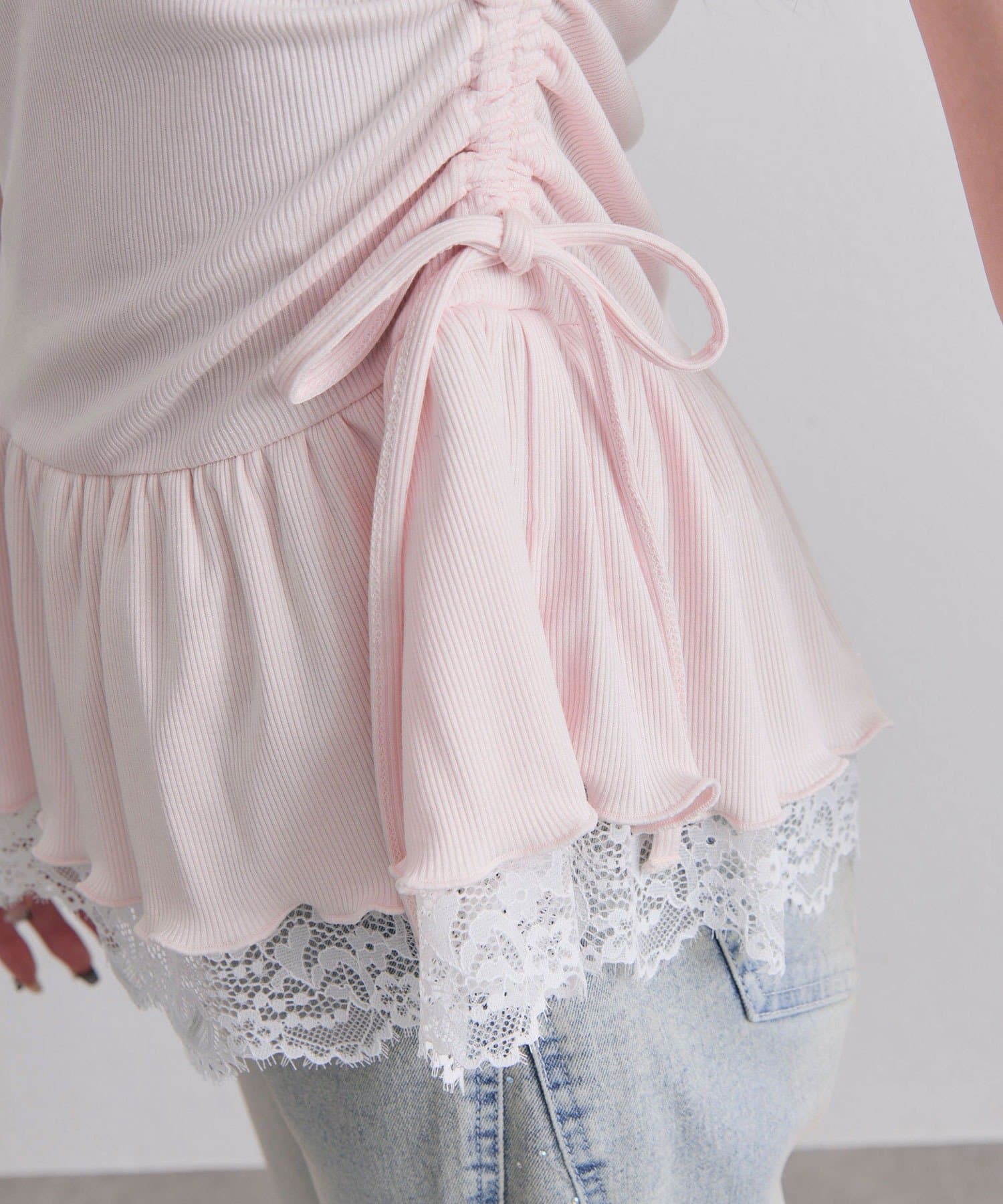 OLIVE des OLIVE(オリーブ デ オリーブ) ドロストレースチュニック