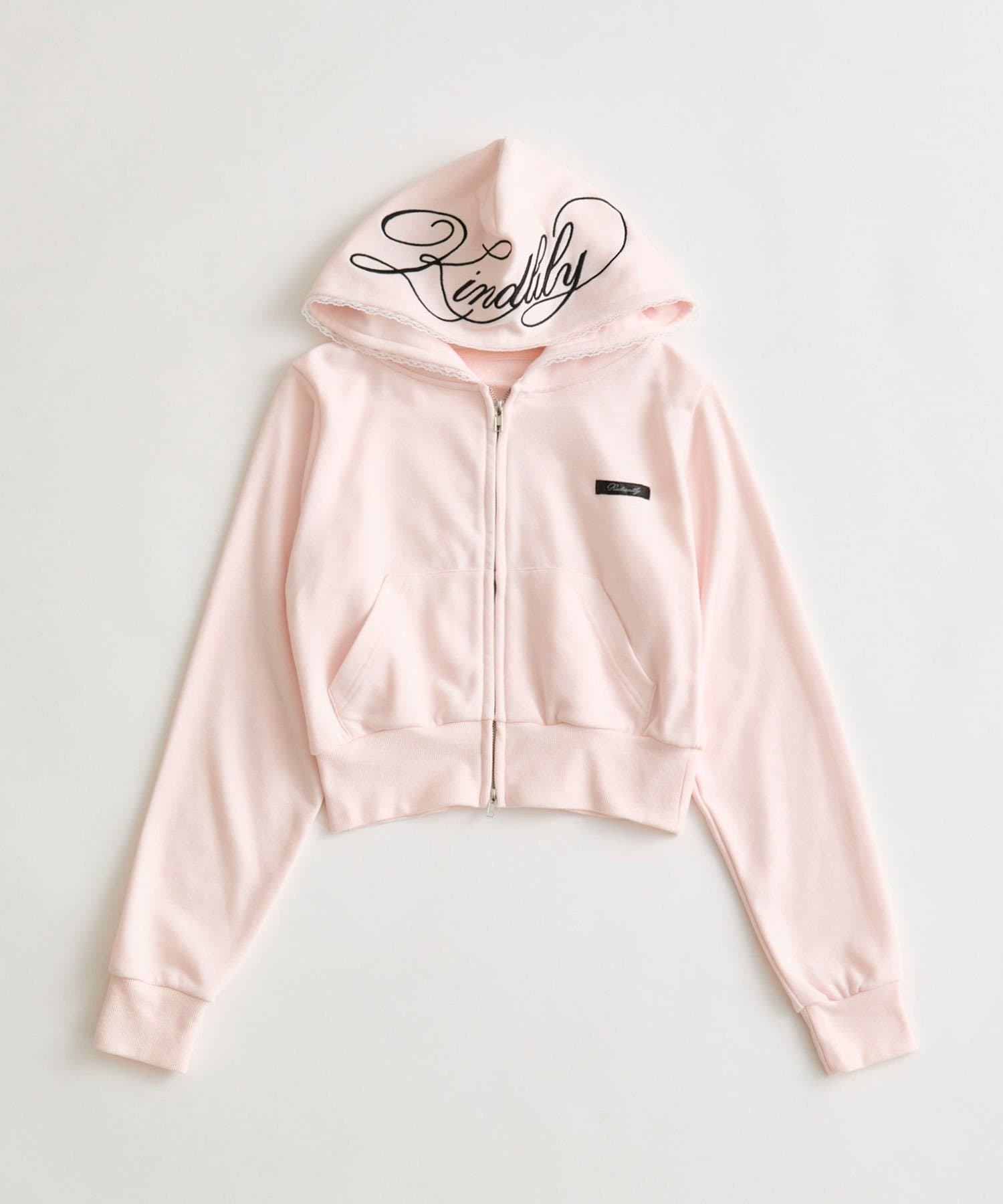 OLIVE des OLIVE(オリーブ デ オリーブ) フード刺繍ロゴパーカー