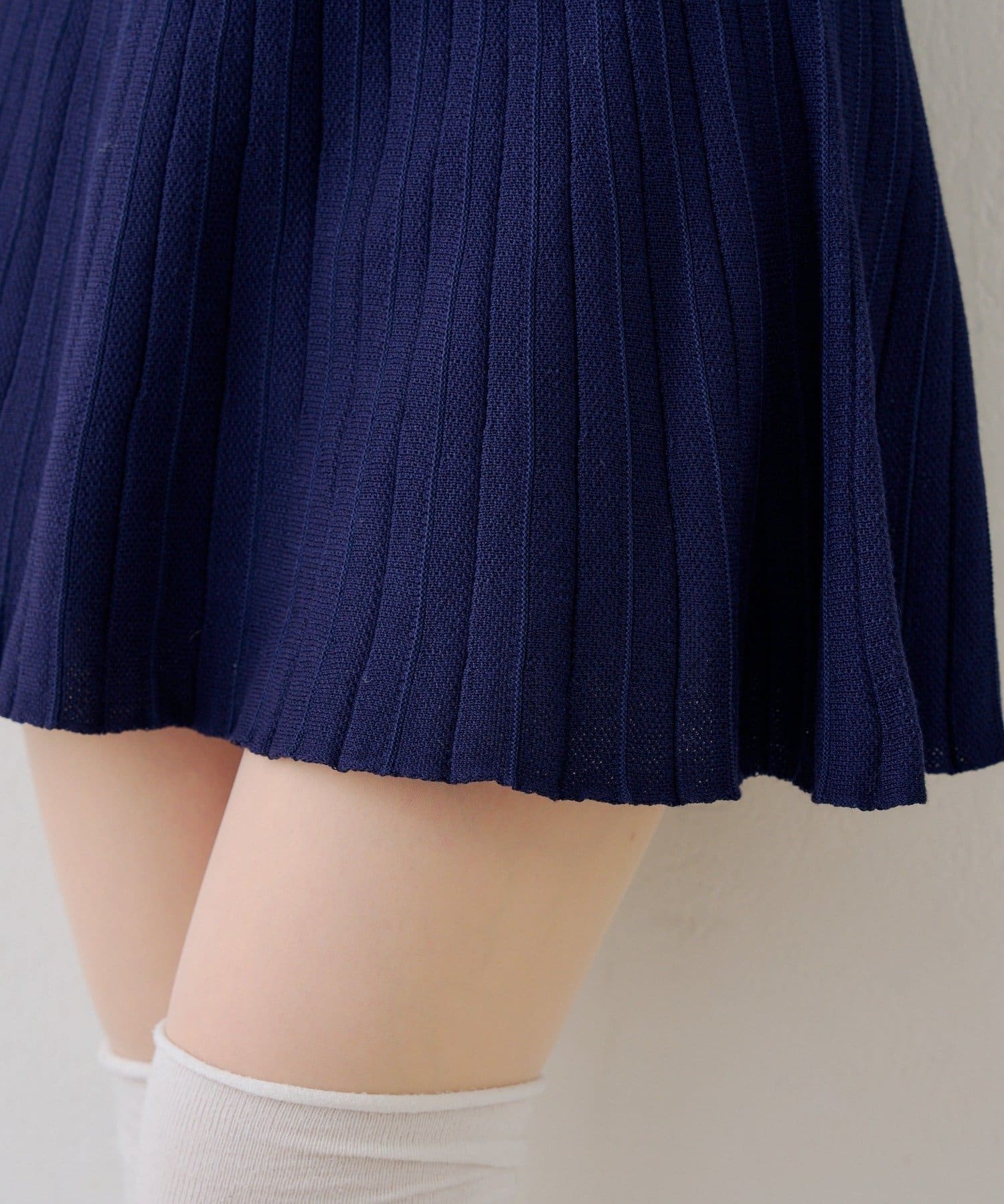 NICE CLAUP / OLIVE des OLIVE OUTLET(ナイスクラップ  / オリーブ デ オリーブ アウトレット) 【continuer】配色ケーブルニットセットアップ