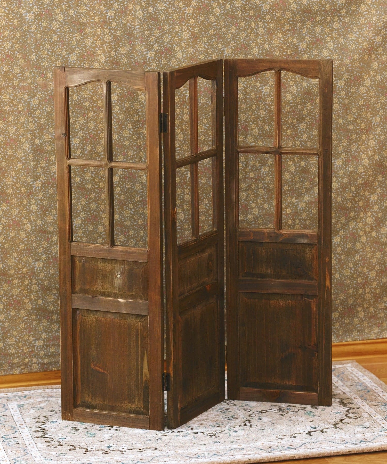 salut!(サリュ) 《1/3サイズ》アンティークブラウンパーテーション／petit monde