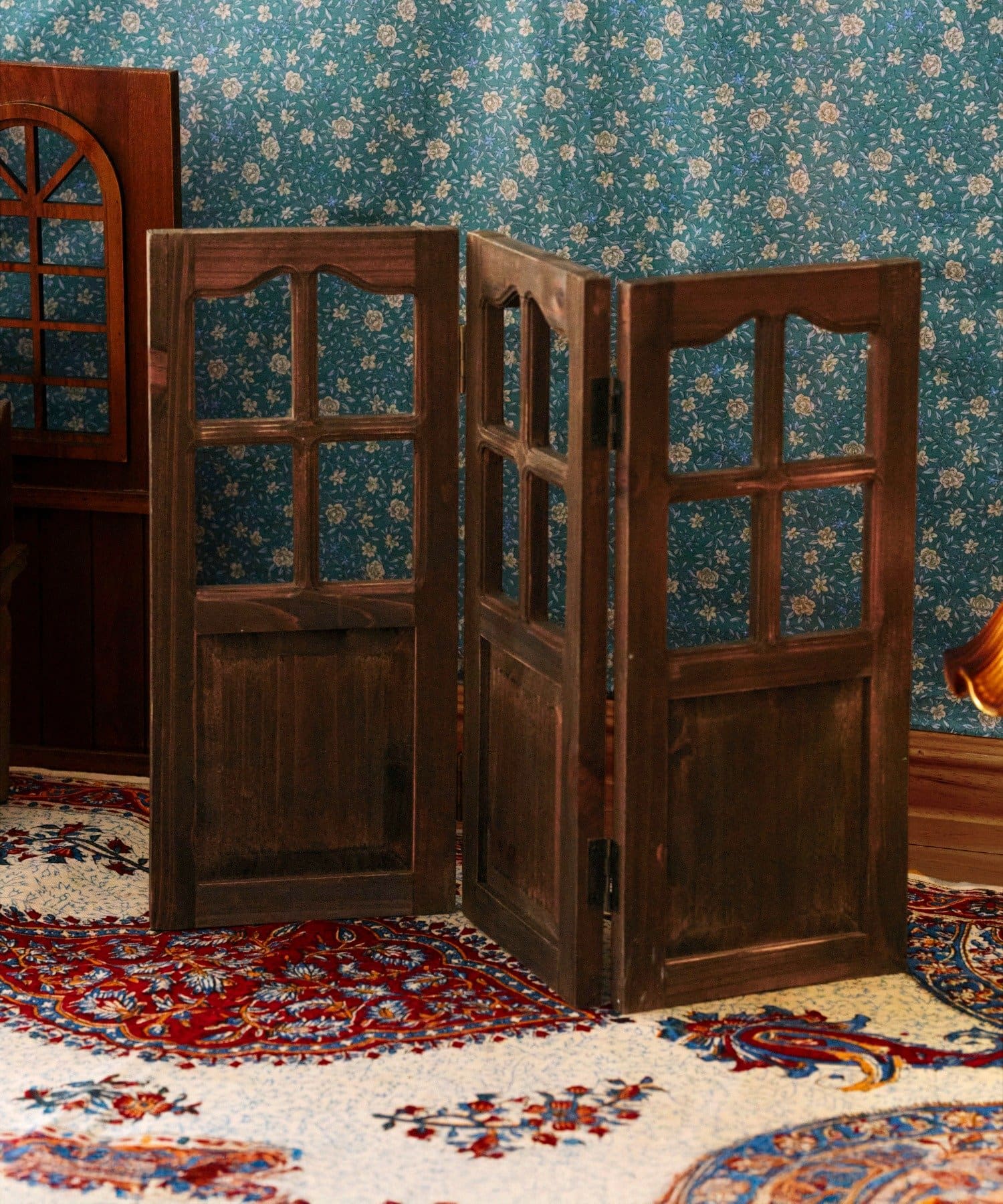 salut!(サリュ) 《1/6サイズ》アンティークブラウンパーテーションミニ／petit monde