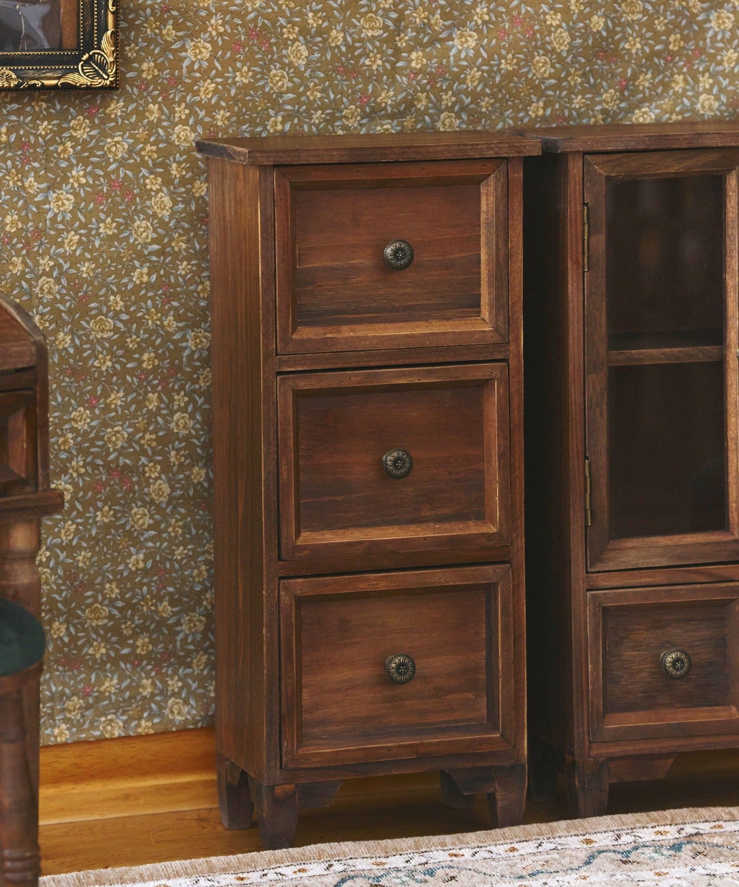 salut!(サリュ) 《1/3サイズ》インテリア3引き出しチェスト／petit monde