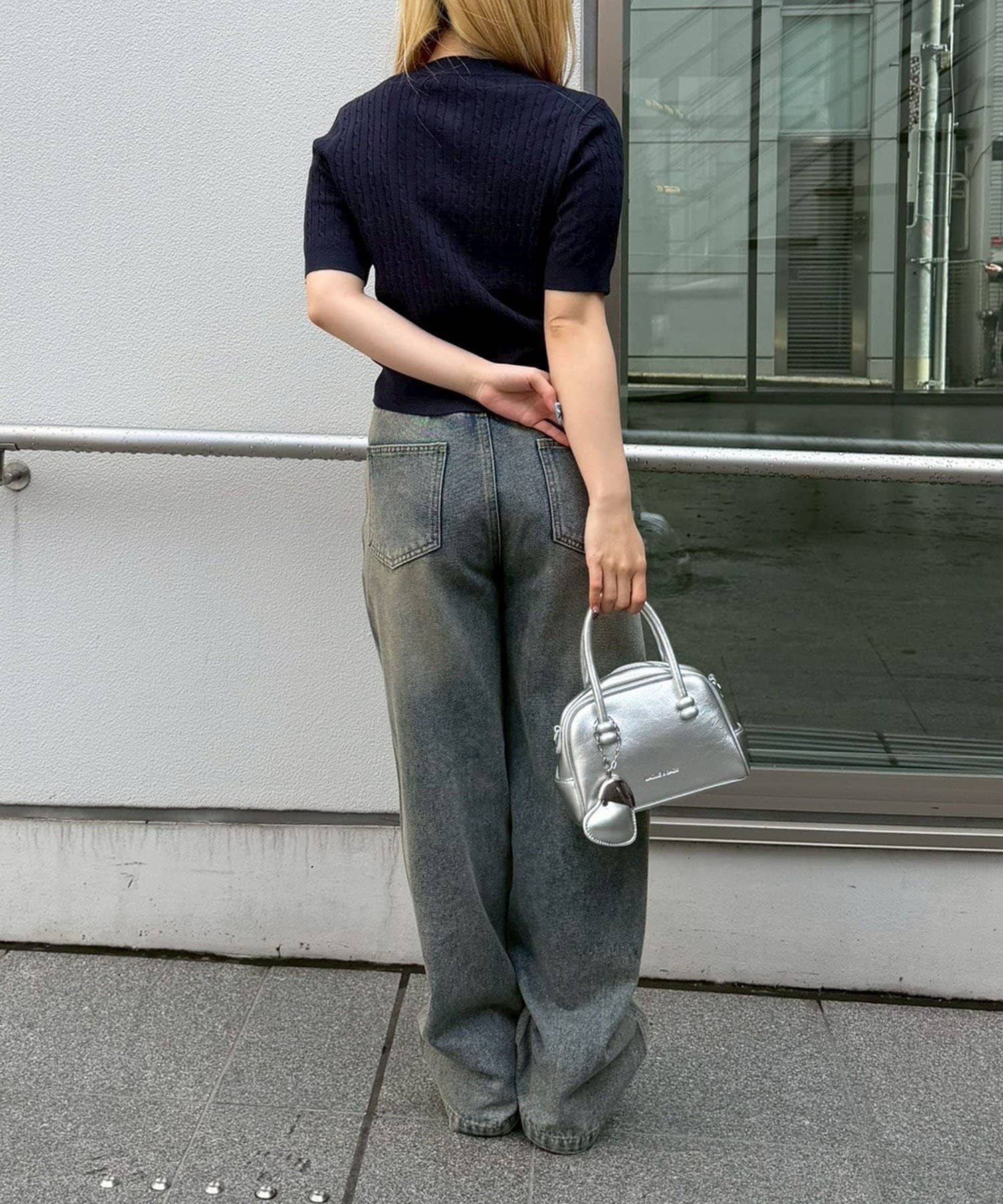 NICE CLAUP / OLIVE des OLIVE OUTLET(ナイスクラップ  / オリーブ デ オリーブ アウトレット) 【ANOTHER BRANCH】アソート釦ケーブルカーディガン