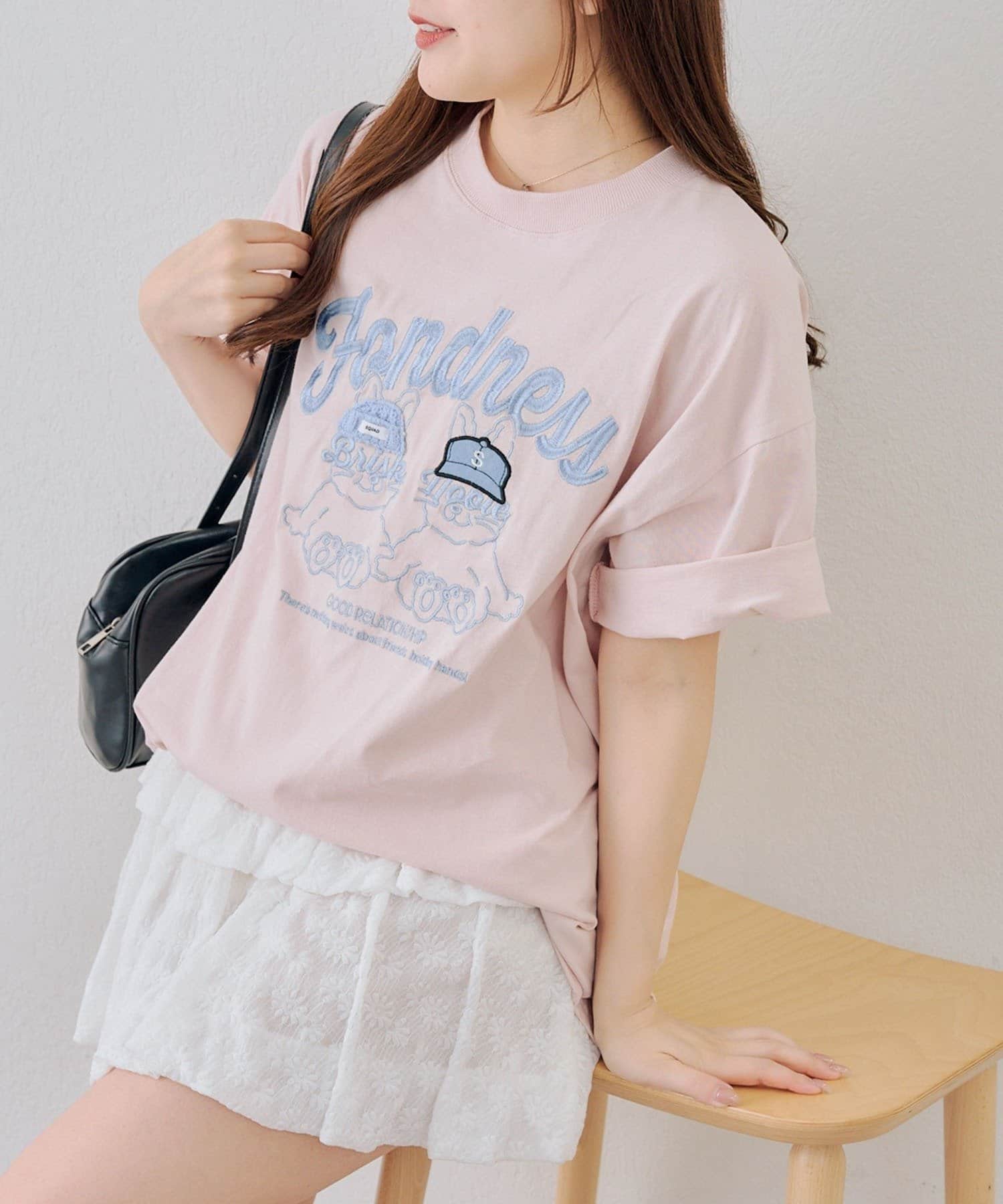 NICE CLAUP / OLIVE des OLIVE OUTLET(ナイスクラップ  / オリーブ デ オリーブ アウトレット) 【ANOTHER BRANCH】ウサギニット帽Tシャツ