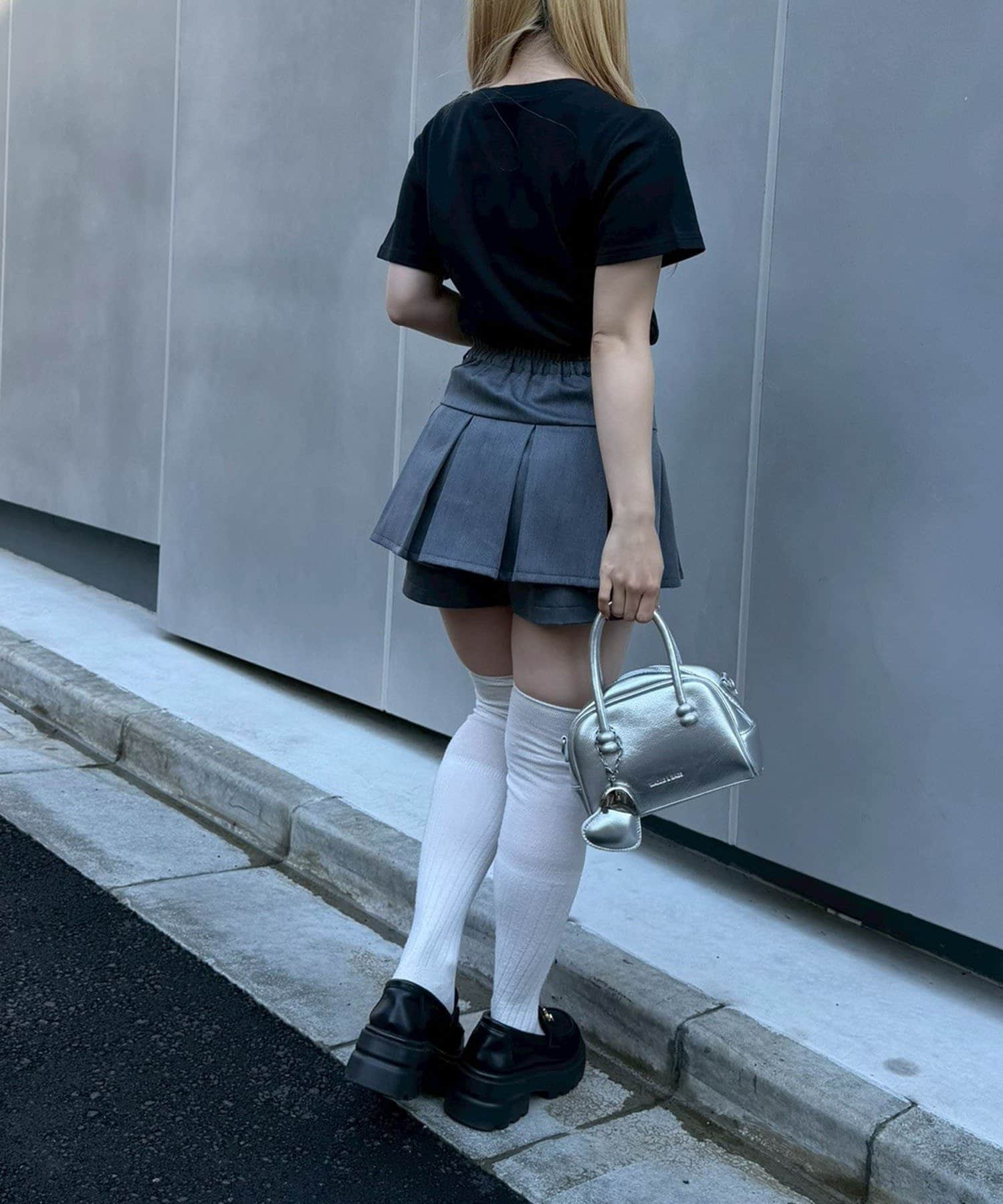 NICE CLAUP / OLIVE des OLIVE OUTLET(ナイスクラップ  / オリーブ デ オリーブ アウトレット) 【ANOTHER BRANCH】ラインストーンワンポイントTシャツ