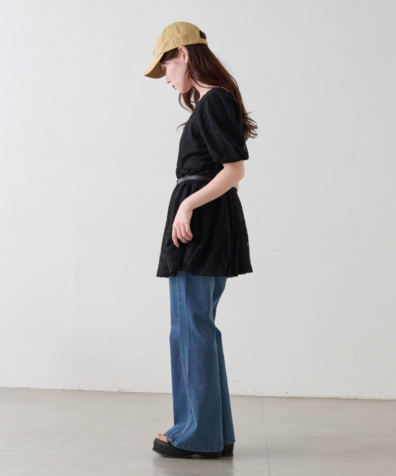 Kastane(カスタネ) 【4.5(日)0:00発売】フラワーレースミニワンピース