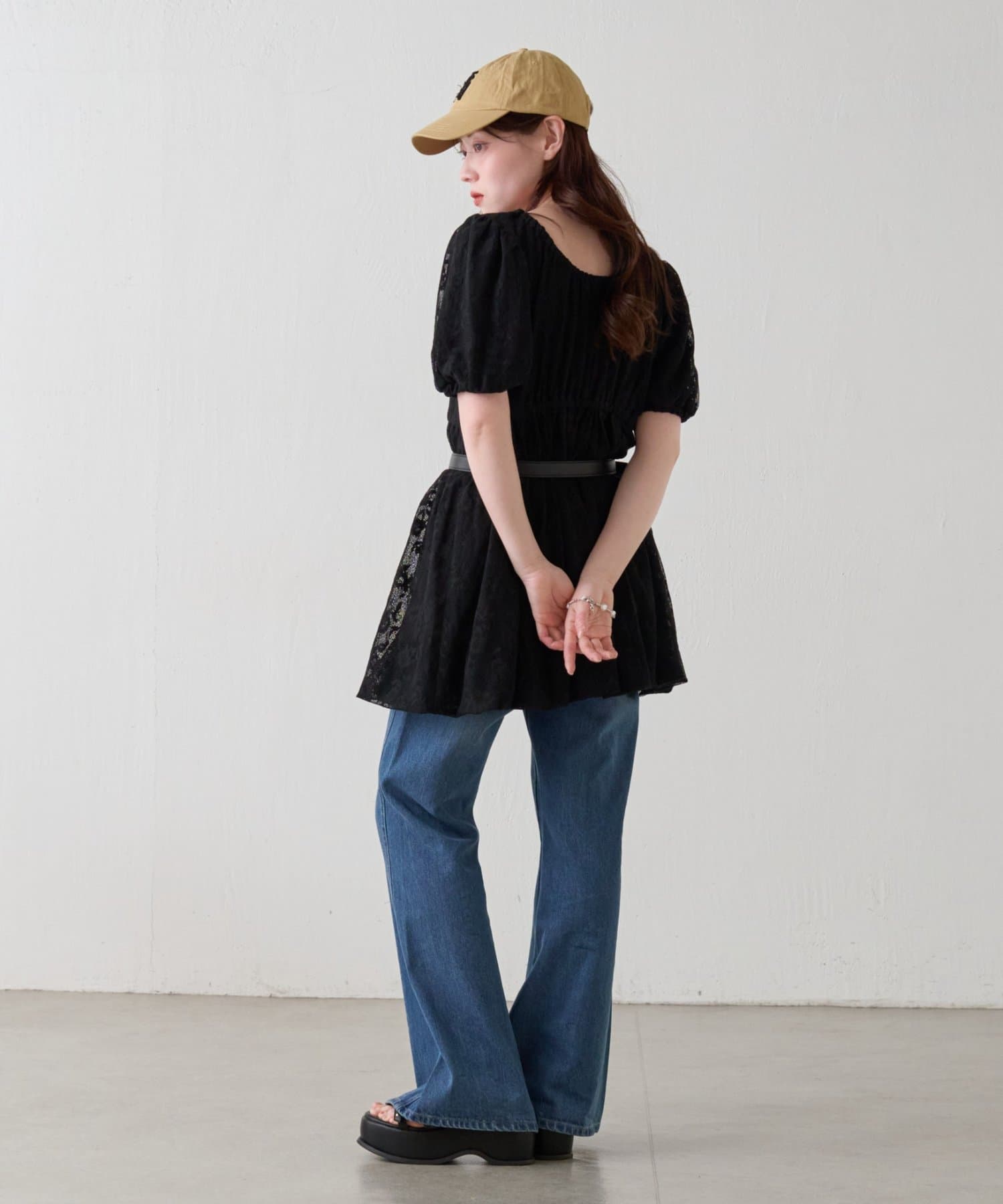 Kastane(カスタネ) 【4.5(日)0:00発売】フラワーレースミニワンピース