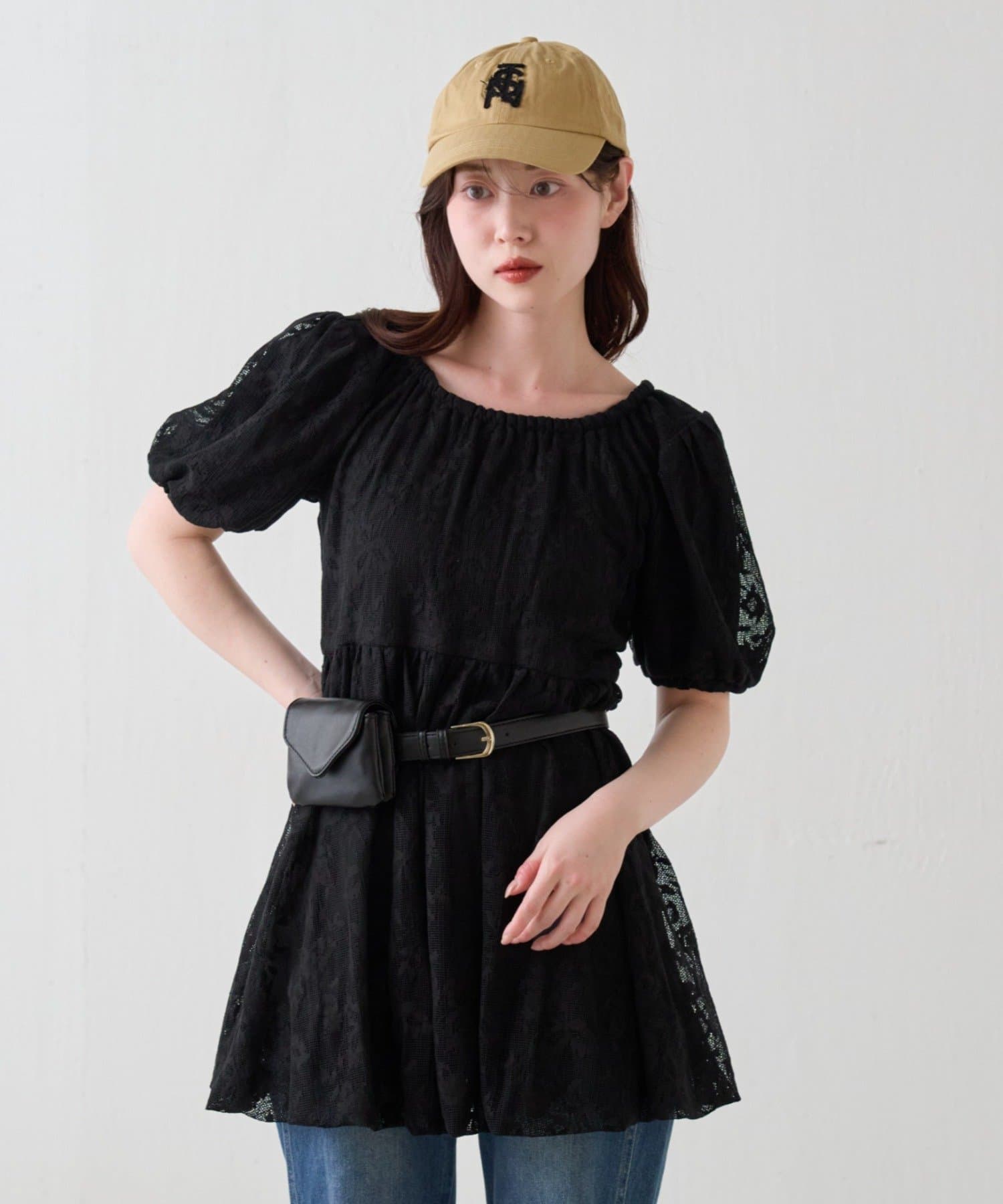 Kastane(カスタネ) 【4.5(日)0:00発売】フラワーレースミニワンピース