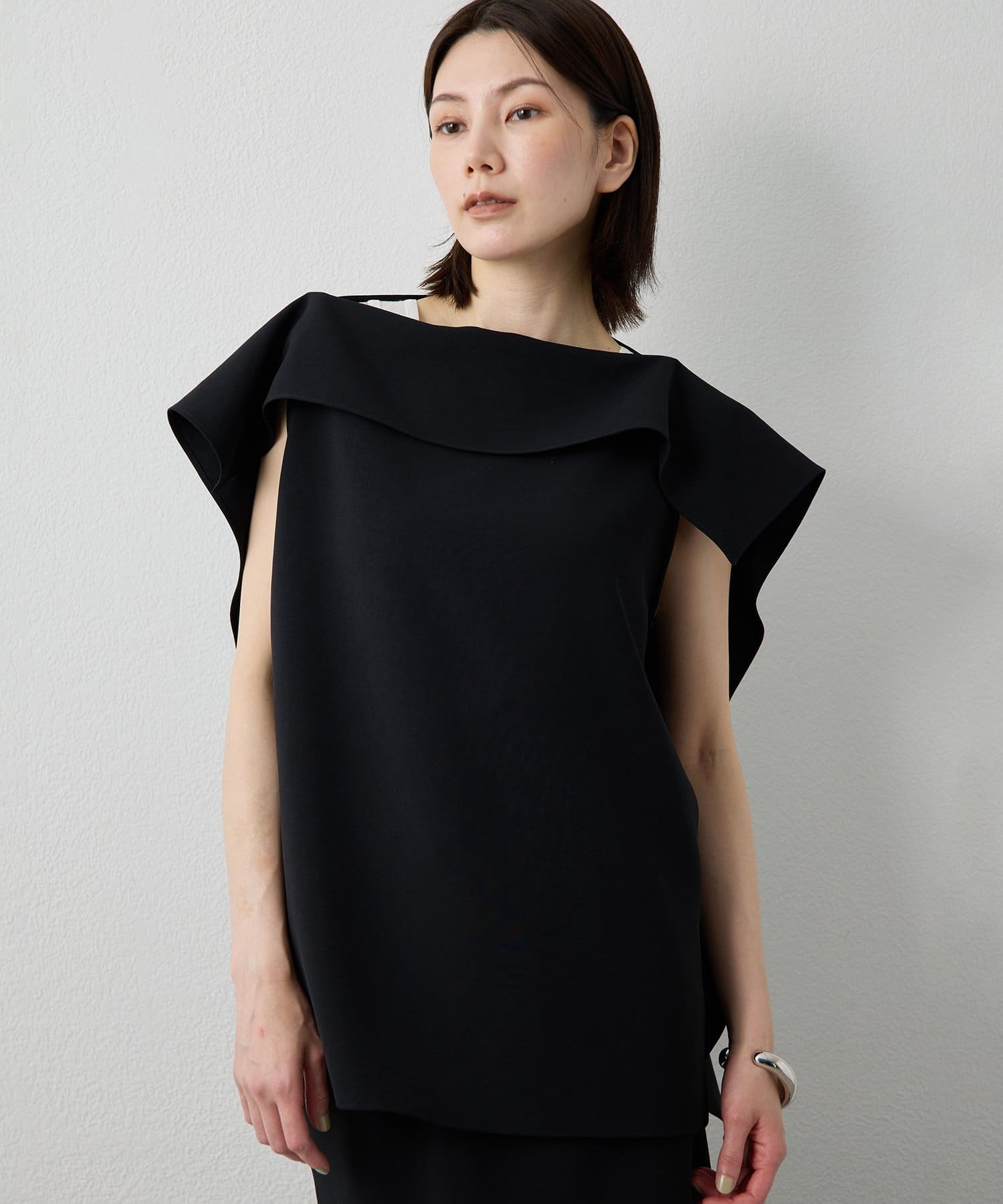 Whim Gazette(ウィム ガゼット) 【Drawing Numbers】エプロンキャミブラウス