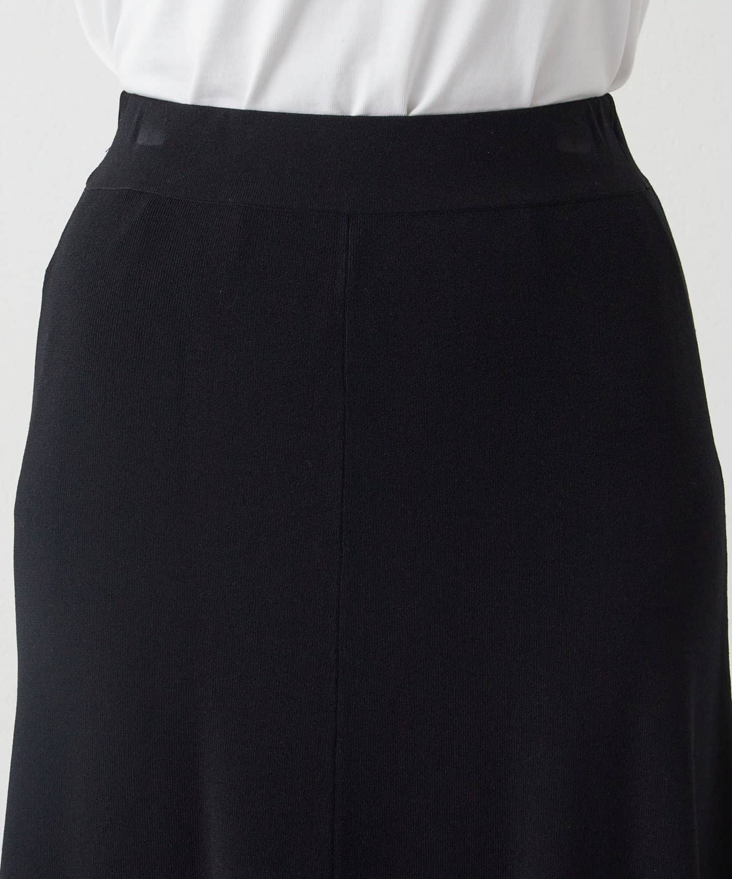 Whim Gazette(ウィム ガゼット) 【Drawing Numbers】ニットフレアロングスカート