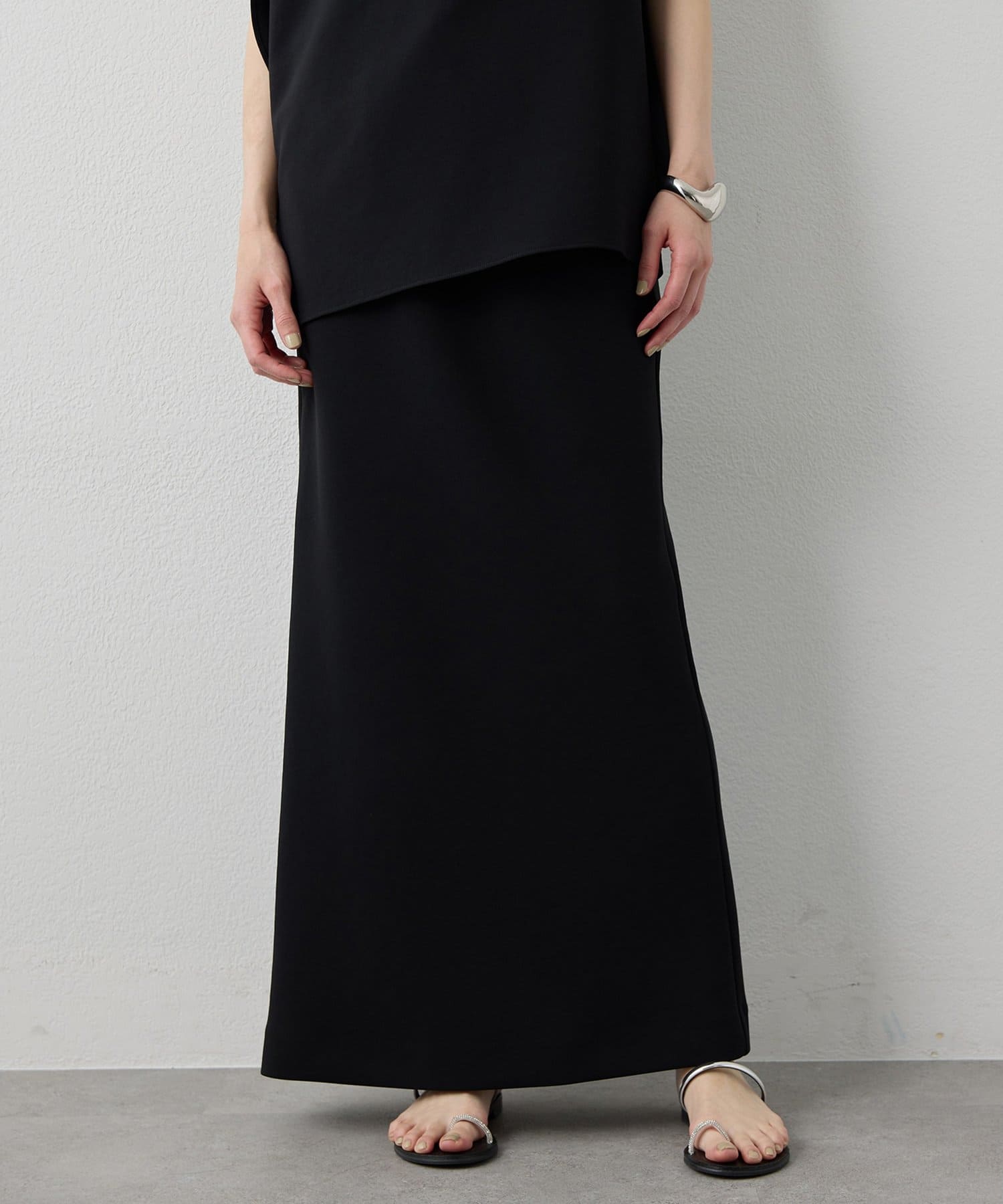 Whim Gazette(ウィム ガゼット) 【Drawing Numbers】ダブルクロスバイアスセミタイトスカート