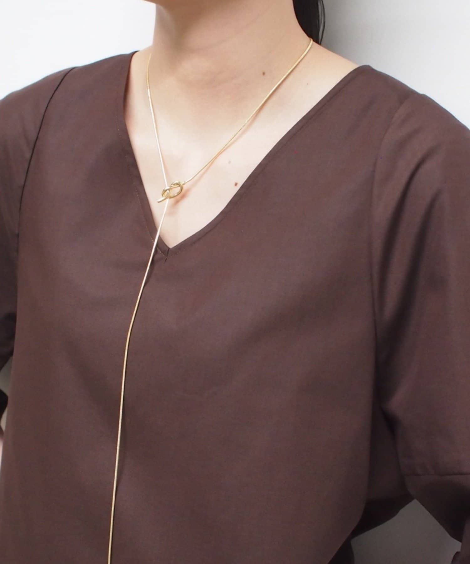 LOUNGEDRESS(ラウンジドレス) 【GALENA/ガレナ】ノットロングネックレス