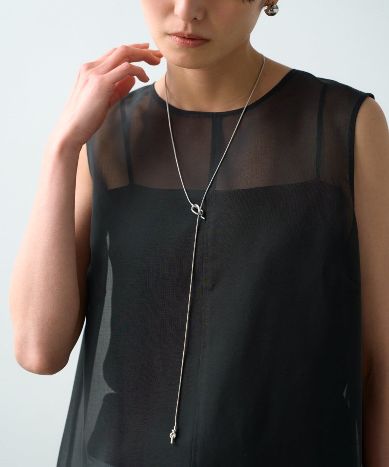 LOUNGEDRESS(ラウンジドレス) 【GALENA/ガレナ】ノットロングネックレス