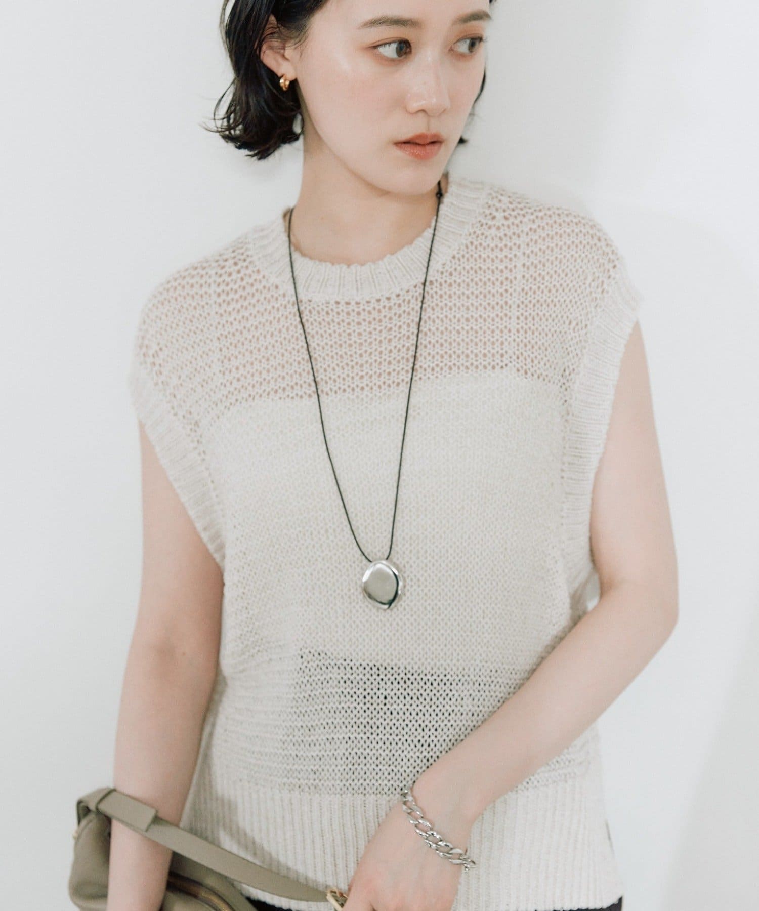 RIVE DROITE(リヴドロワ) 予約【鮮度抜群】ラスティックニットベスト