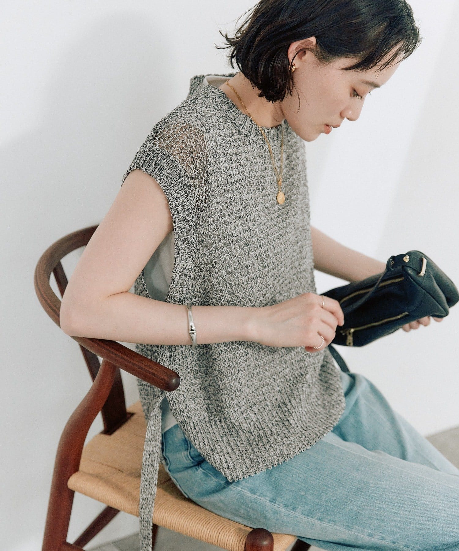 RIVE DROITE(リヴドロワ) 予約【鮮度抜群】ラスティックニットベスト