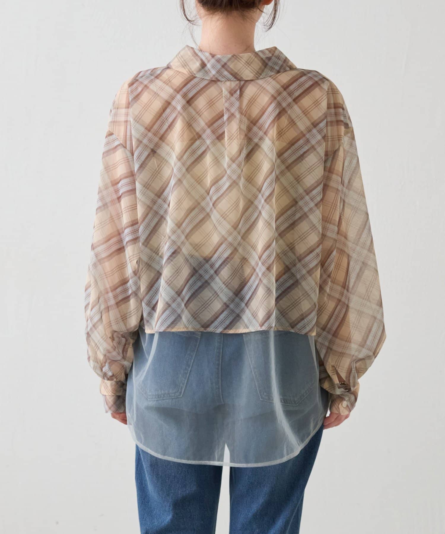 Kastane(カスタネ) 【4.5(日)0:00発売】シアーレイヤードシャツ