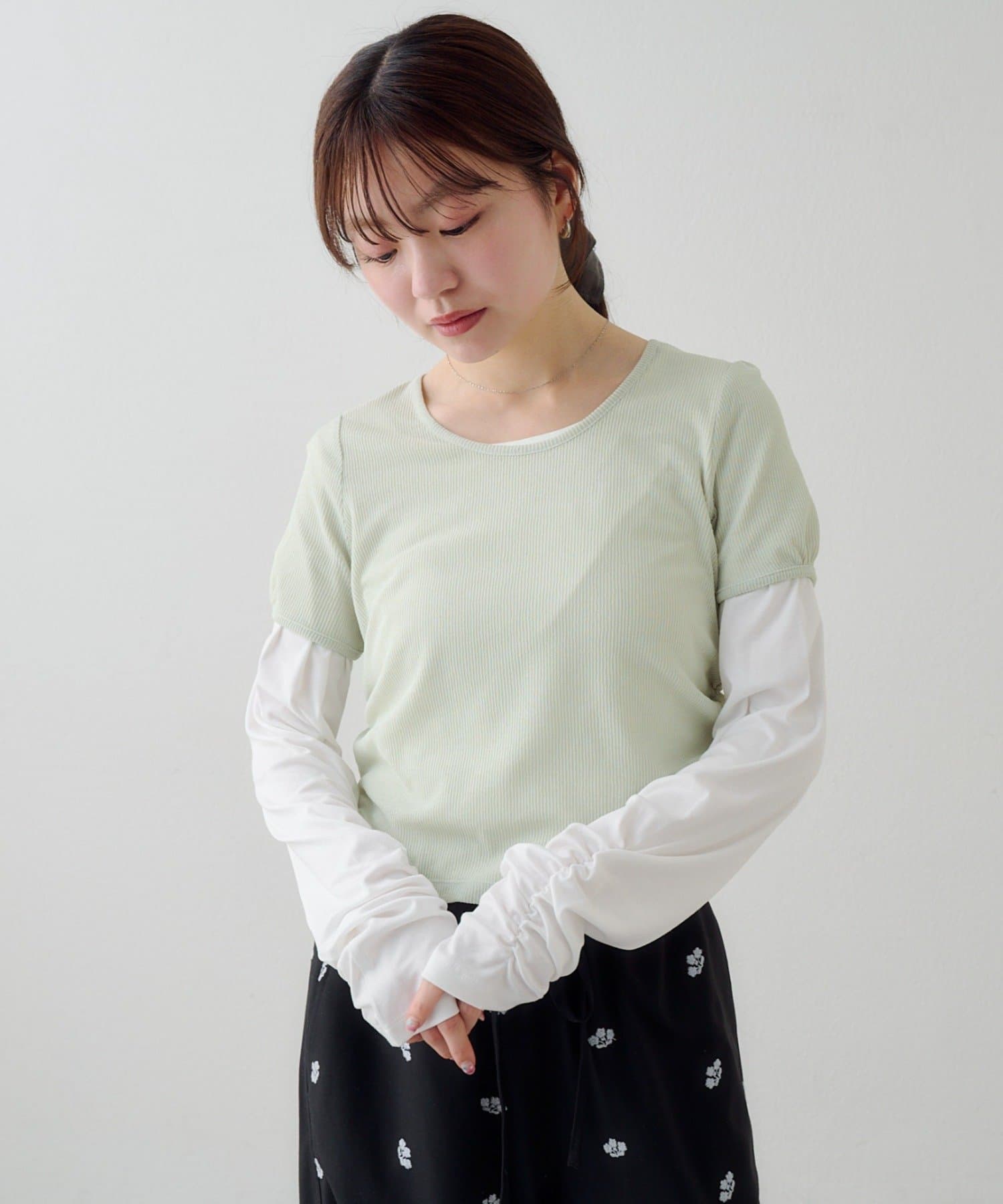 Kastane(カスタネ) レイヤードカットソーSET