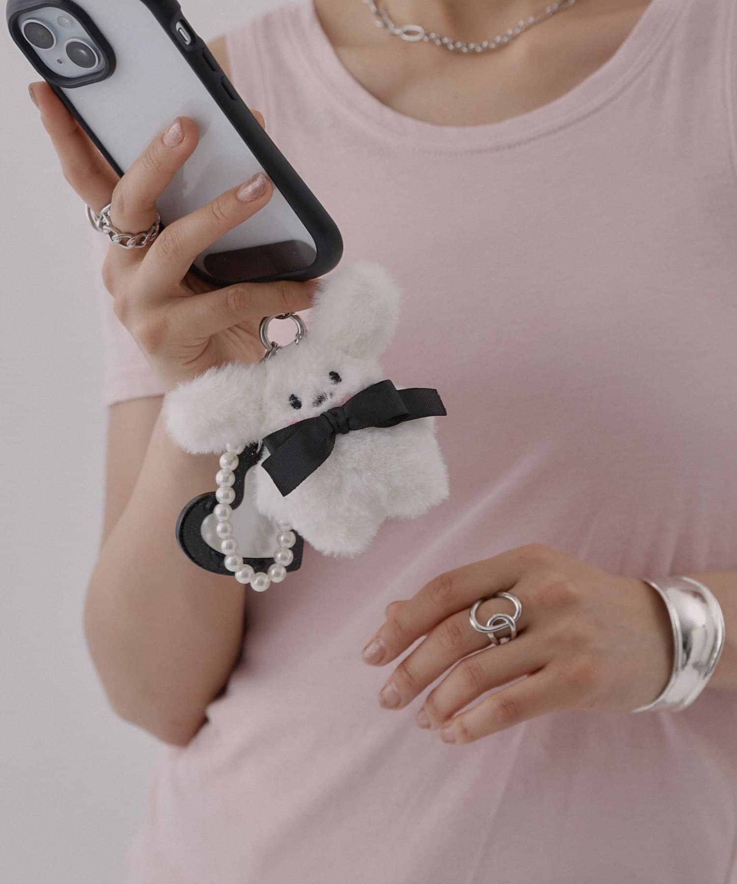 COLONY 2139(コロニー トゥーワンスリーナイン) ハートミラー付きぬいぐるみチャーム