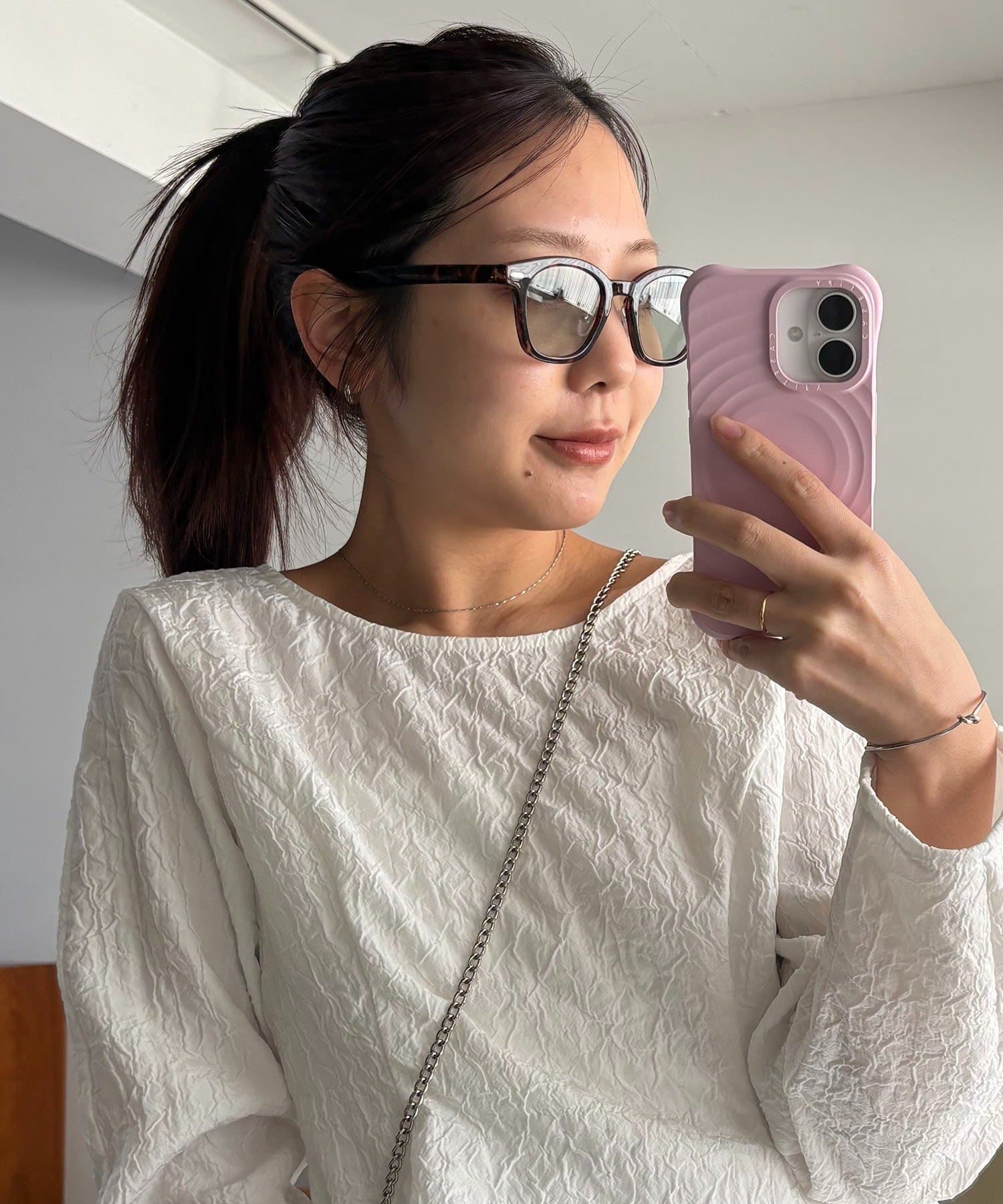 CAPRICIEUX LE'MAGE(カプリシュレマージュ) スクエアメガネ