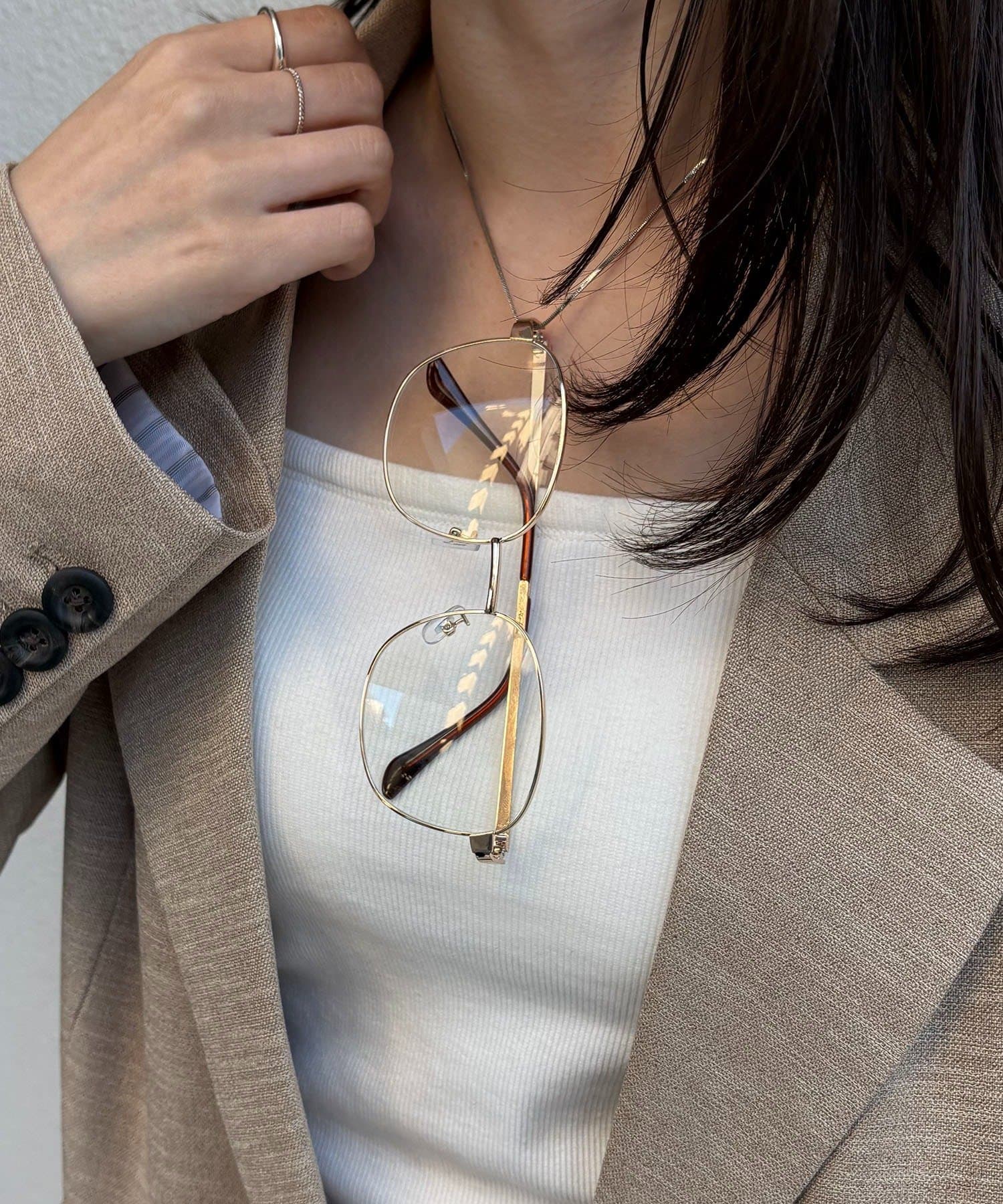 CAPRICIEUX LE'MAGE(カプリシュレマージュ) ウェリントンメガネ