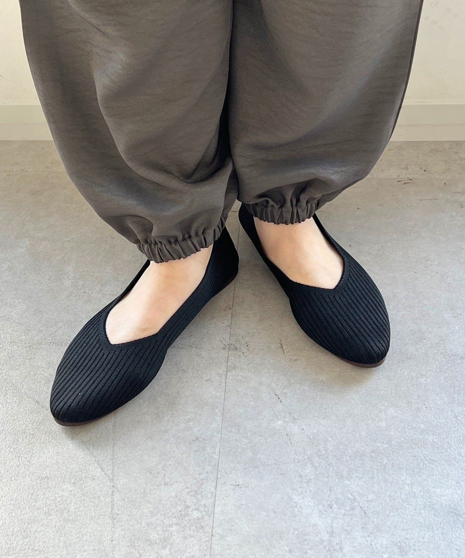 un dix cors(アンディコール) ニットVパンプス