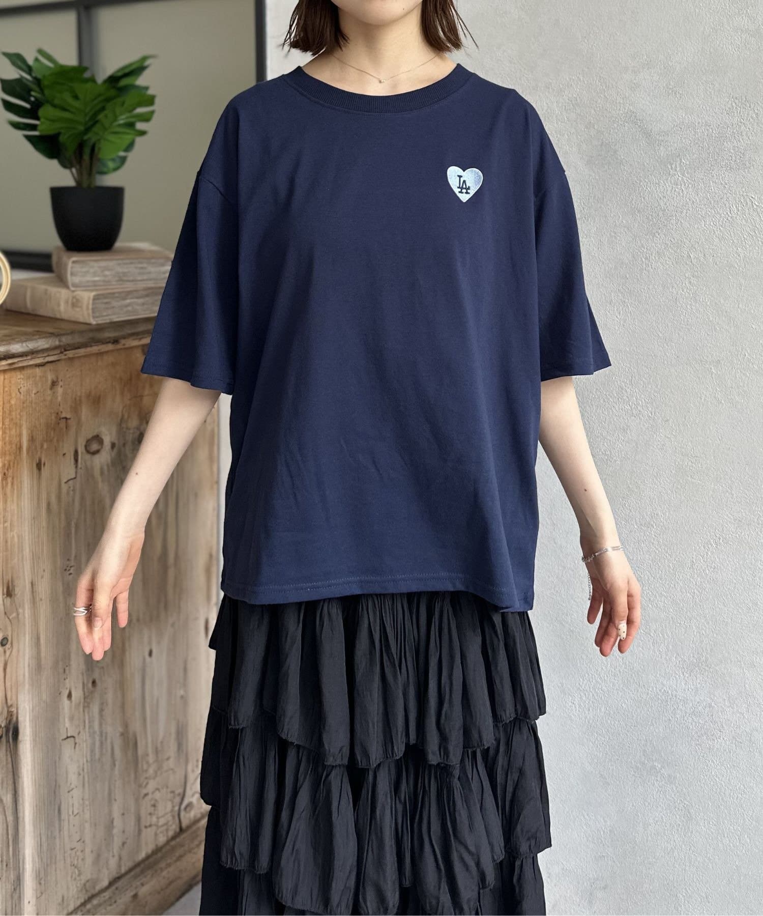 LOCUST(ローカスト) 【MLB】天竺ワンポイント刺繍T