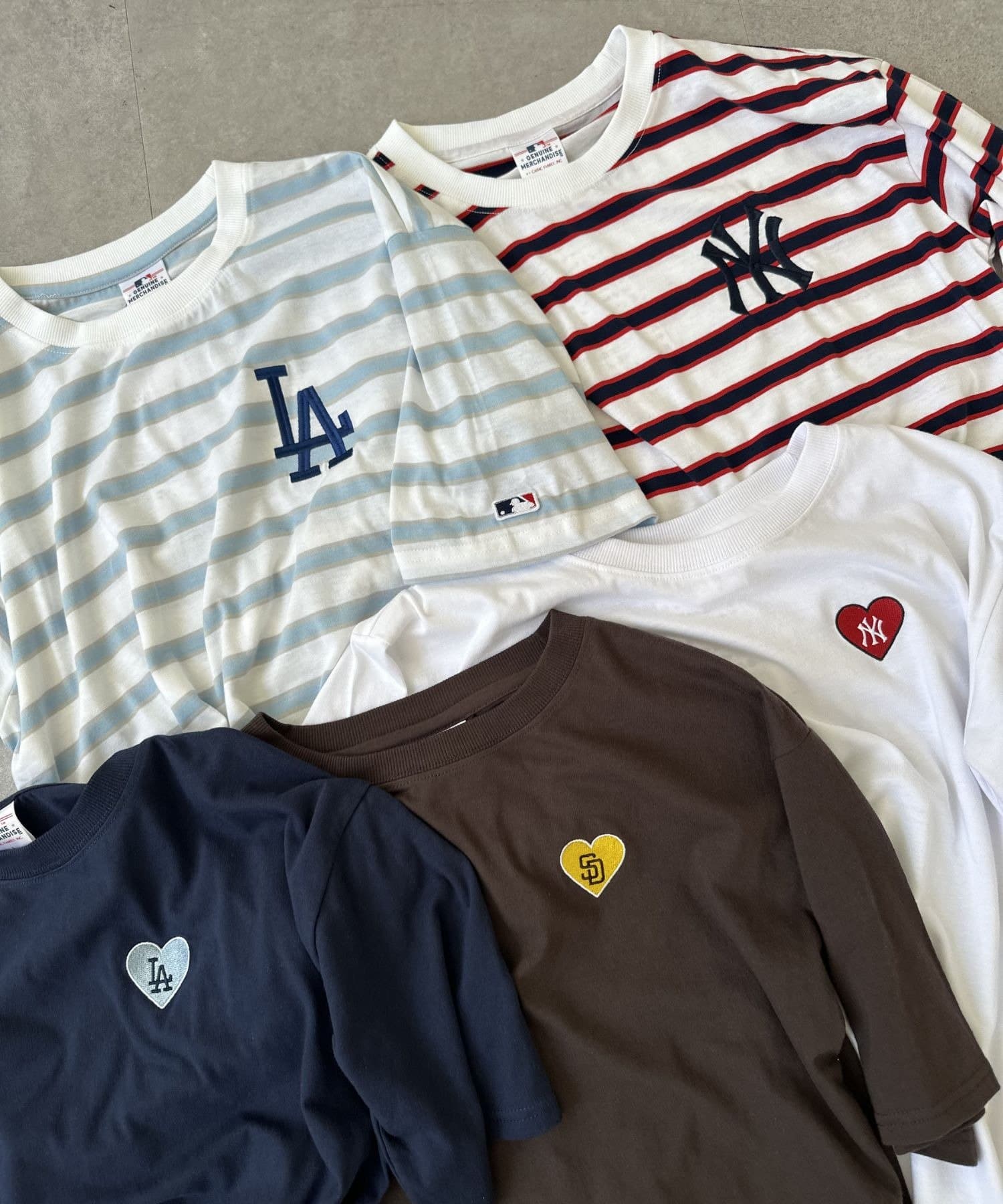 LOCUST(ローカスト) 【MLB】天竺ボーダTシャツ