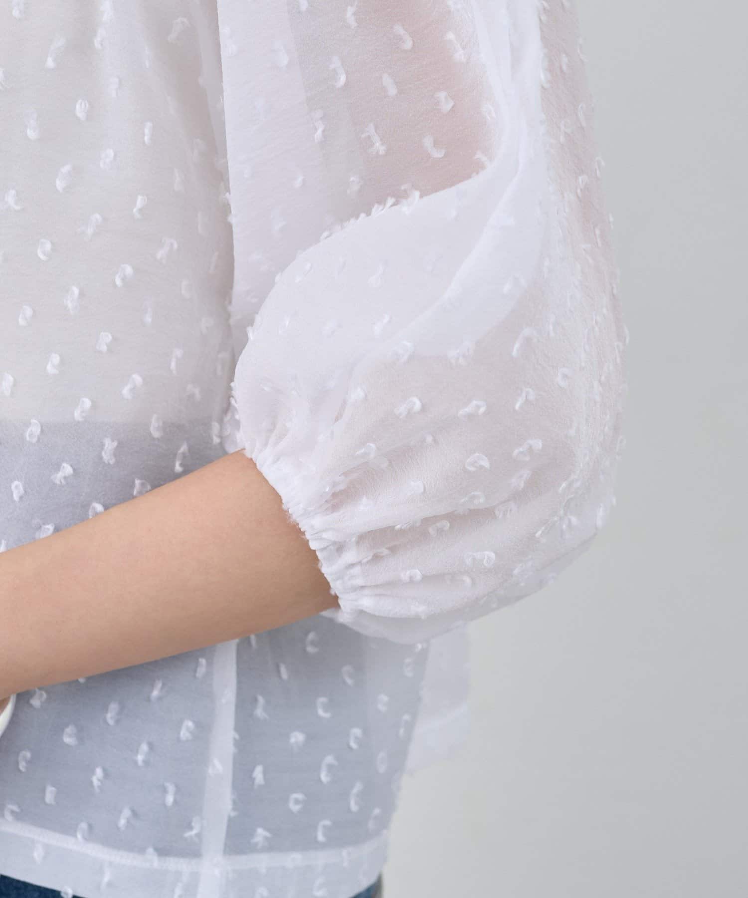 OUTLET(アウトレット) 【SHENERY】ドビーブラウス