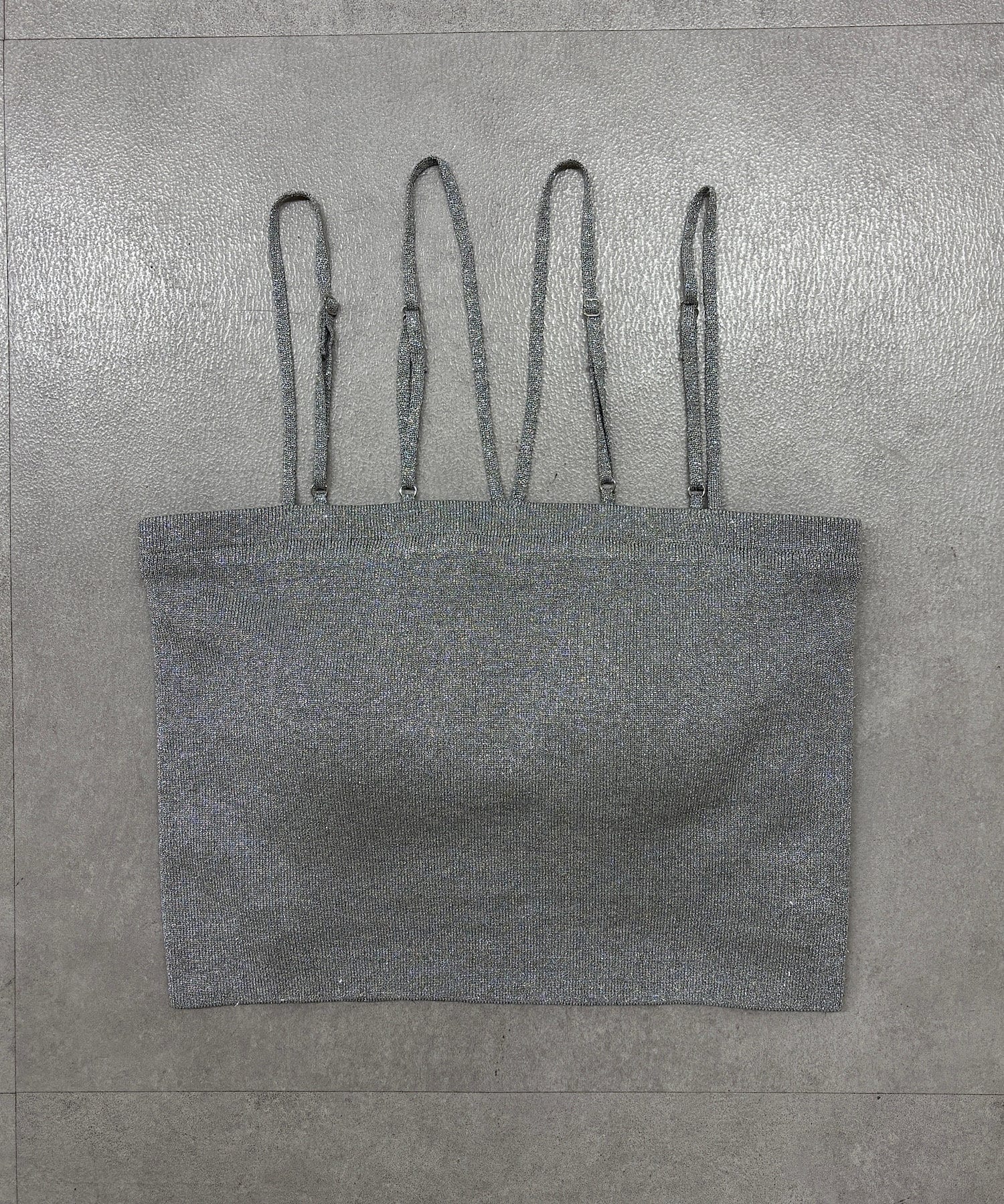 OUTLET(アウトレット) 【SHENERY】ダブルストラップニットキャミソール