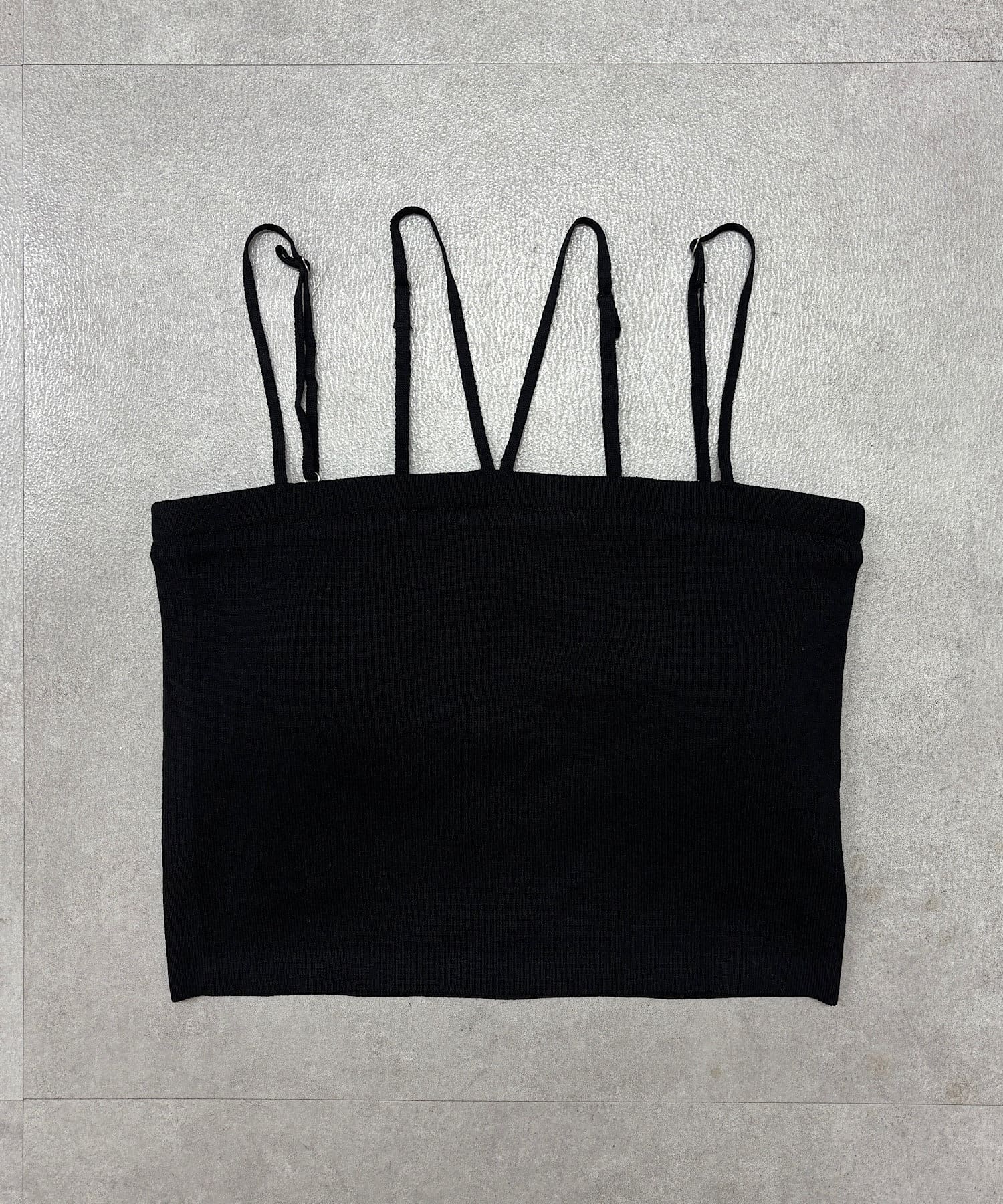 OUTLET(アウトレット) 【SHENERY】ダブルストラップニットキャミソール