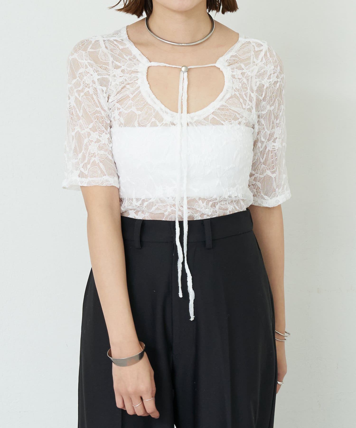 OUTLET(アウトレット) 【SHENERY】2WAYレーストップス